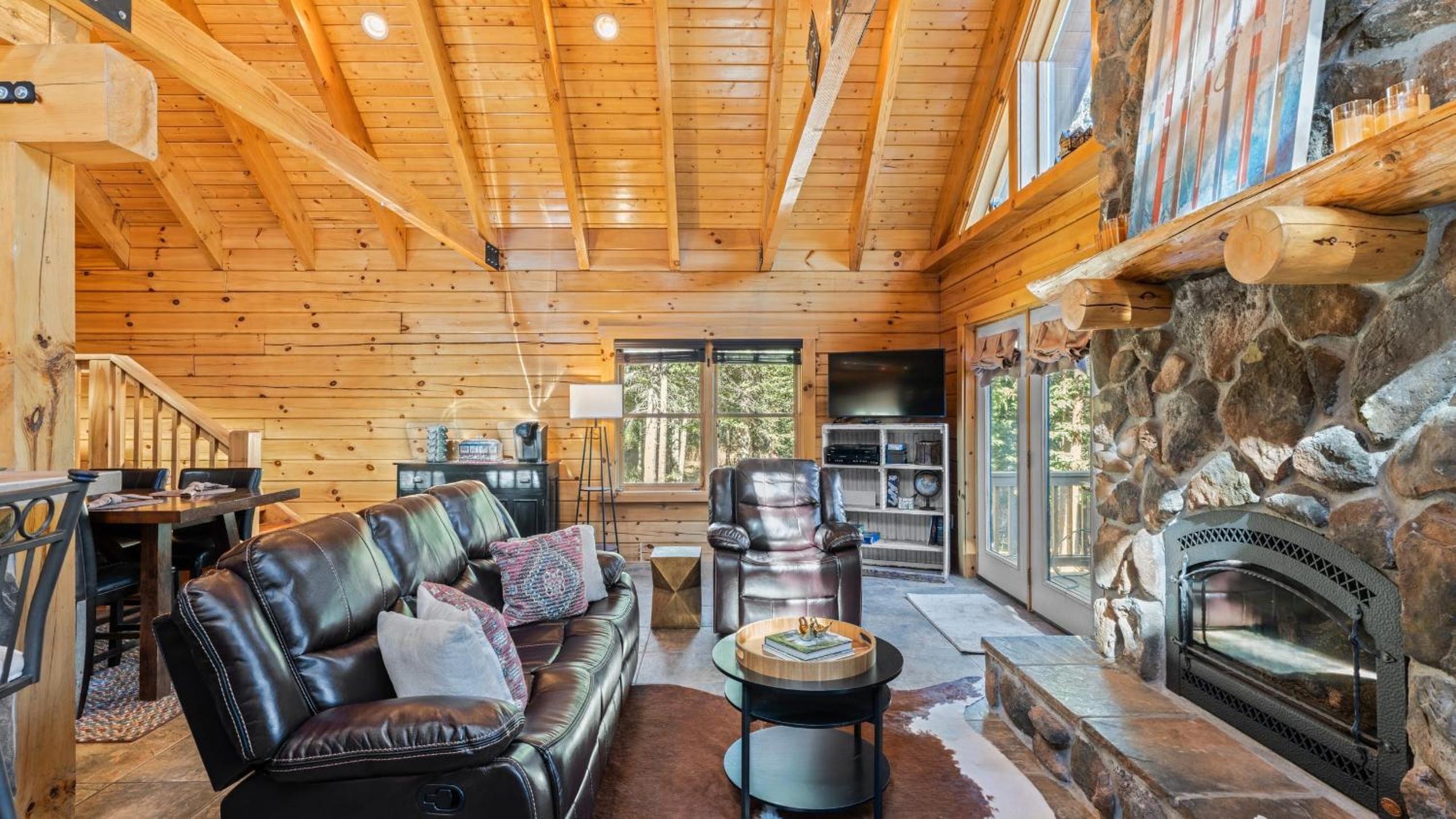 Forest Views Hot Tub Fireplace Minutes from Breckenridge Shangri-La Cabin by AvantStay