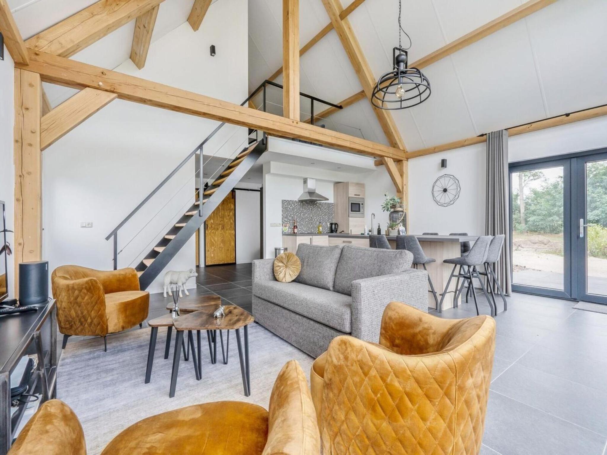 Modern lodge stay with pond view