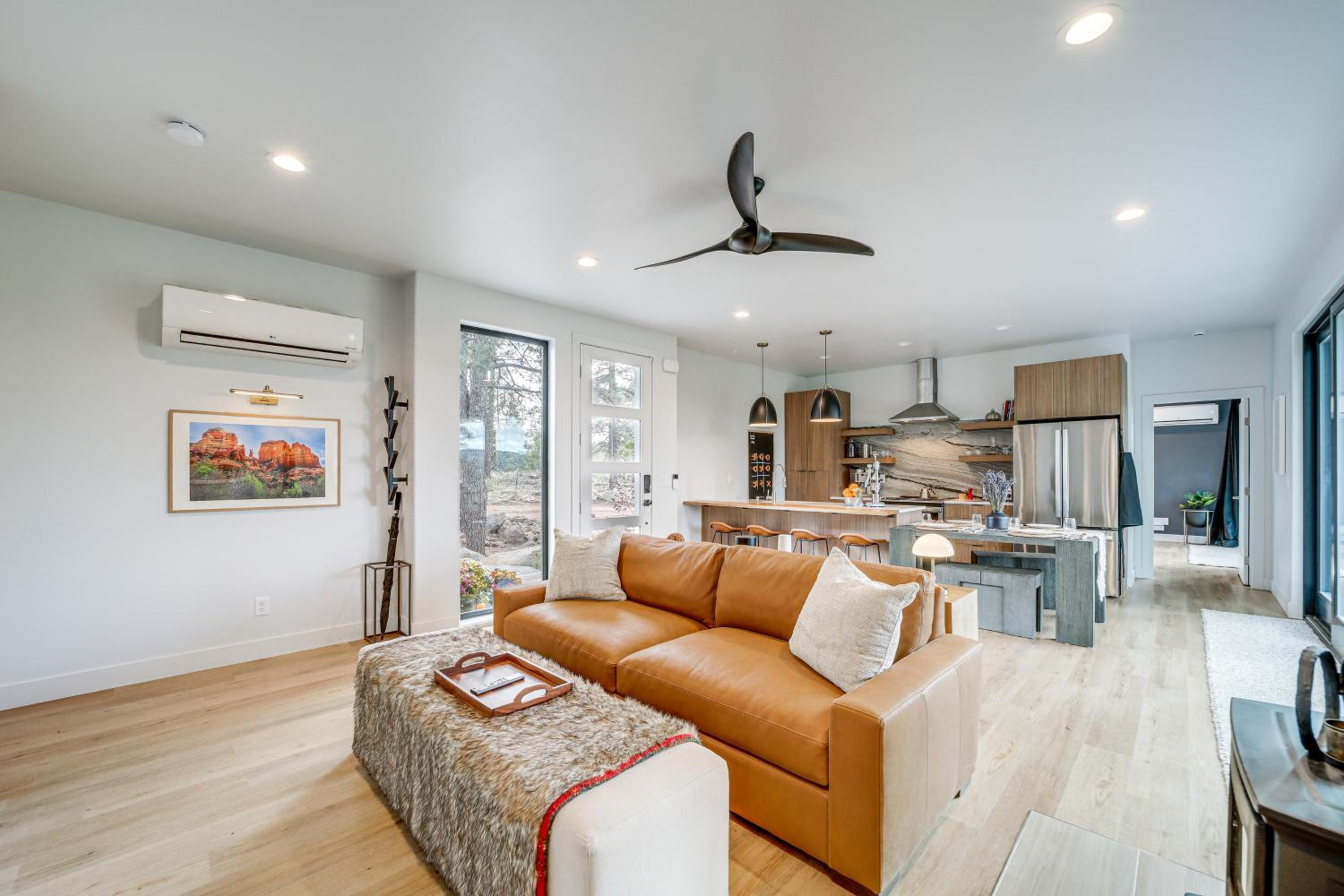 Modern Cabin Living! Mtn-View Gem in Munds Park