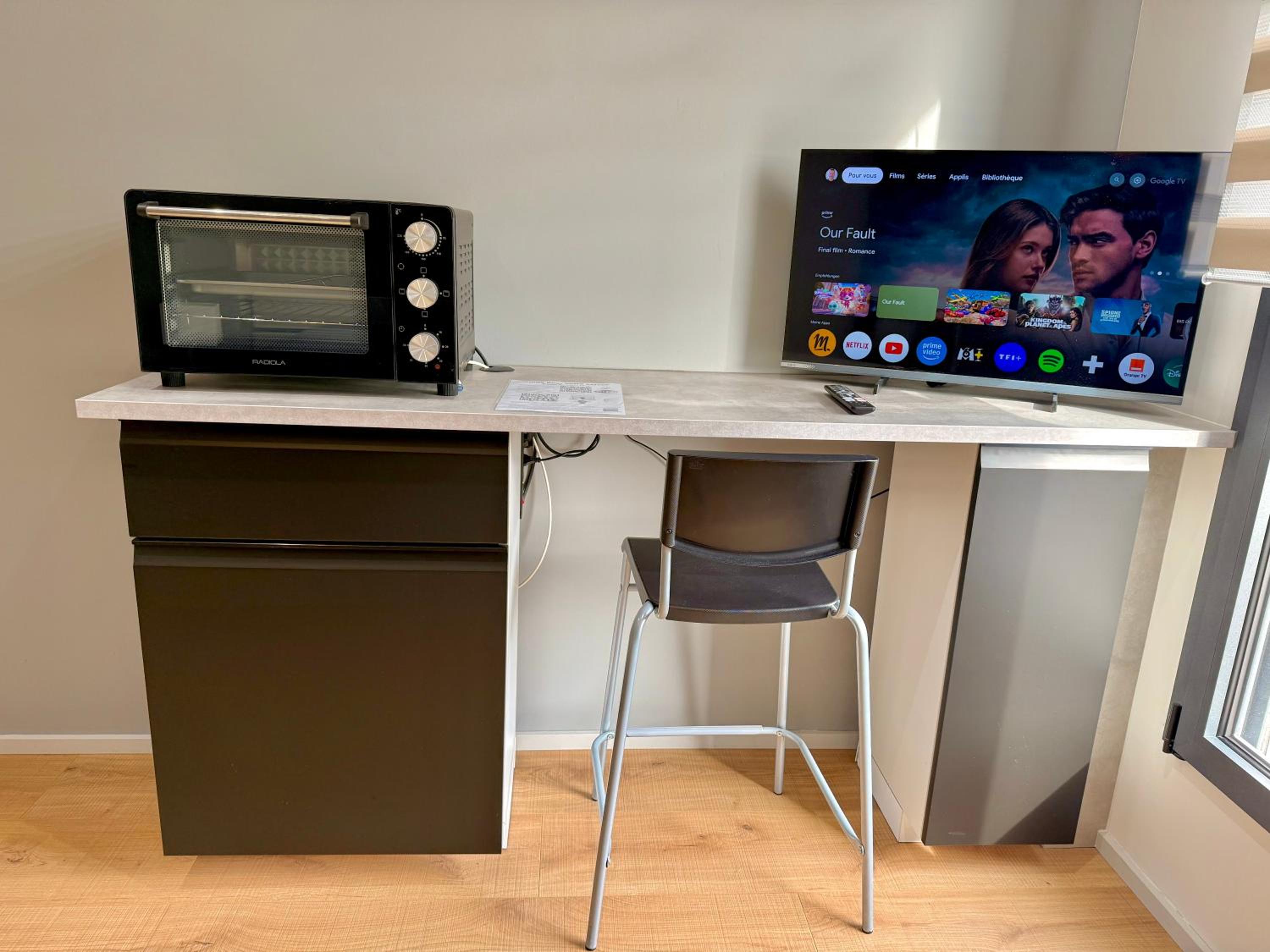 Chambre pour 2 au calme climatisée