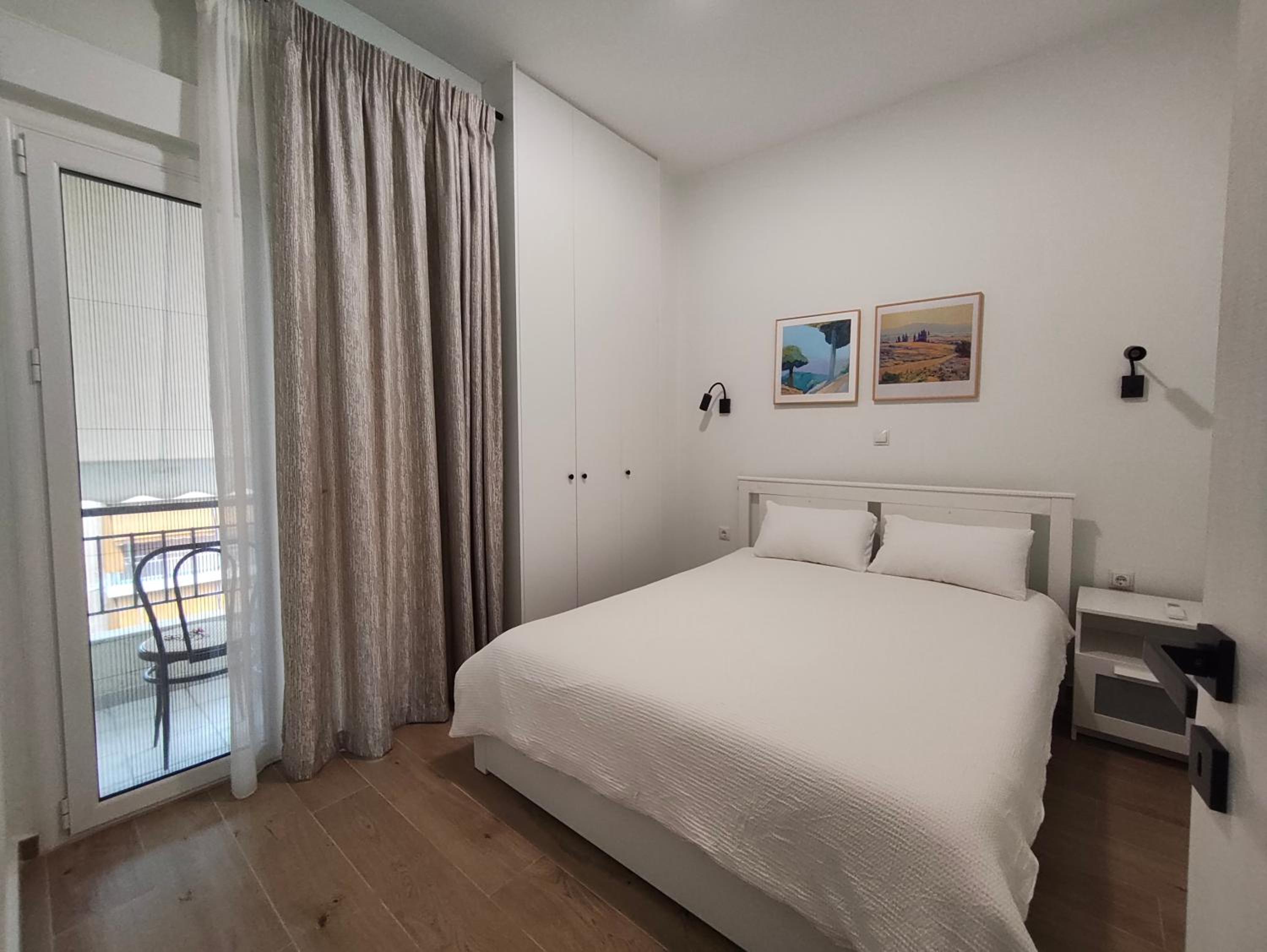 Center Athens all new and fully equipped 2 bedrooms 82 sqm big sea view apt close to Acropoli with Lift