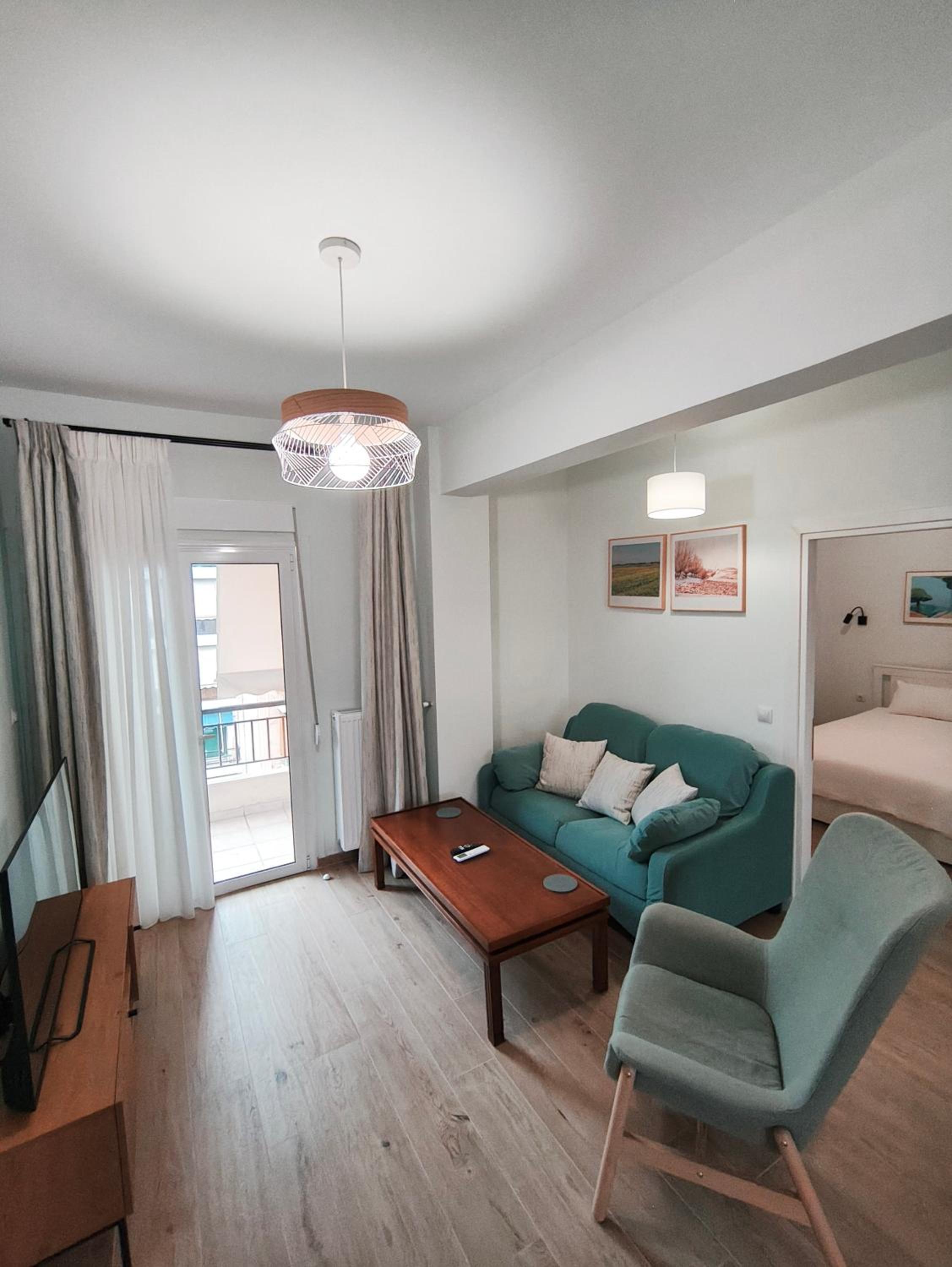 Center Athens all new and fully equipped 2 bedrooms 82 sqm big sea view apt close to Acropoli with Lift