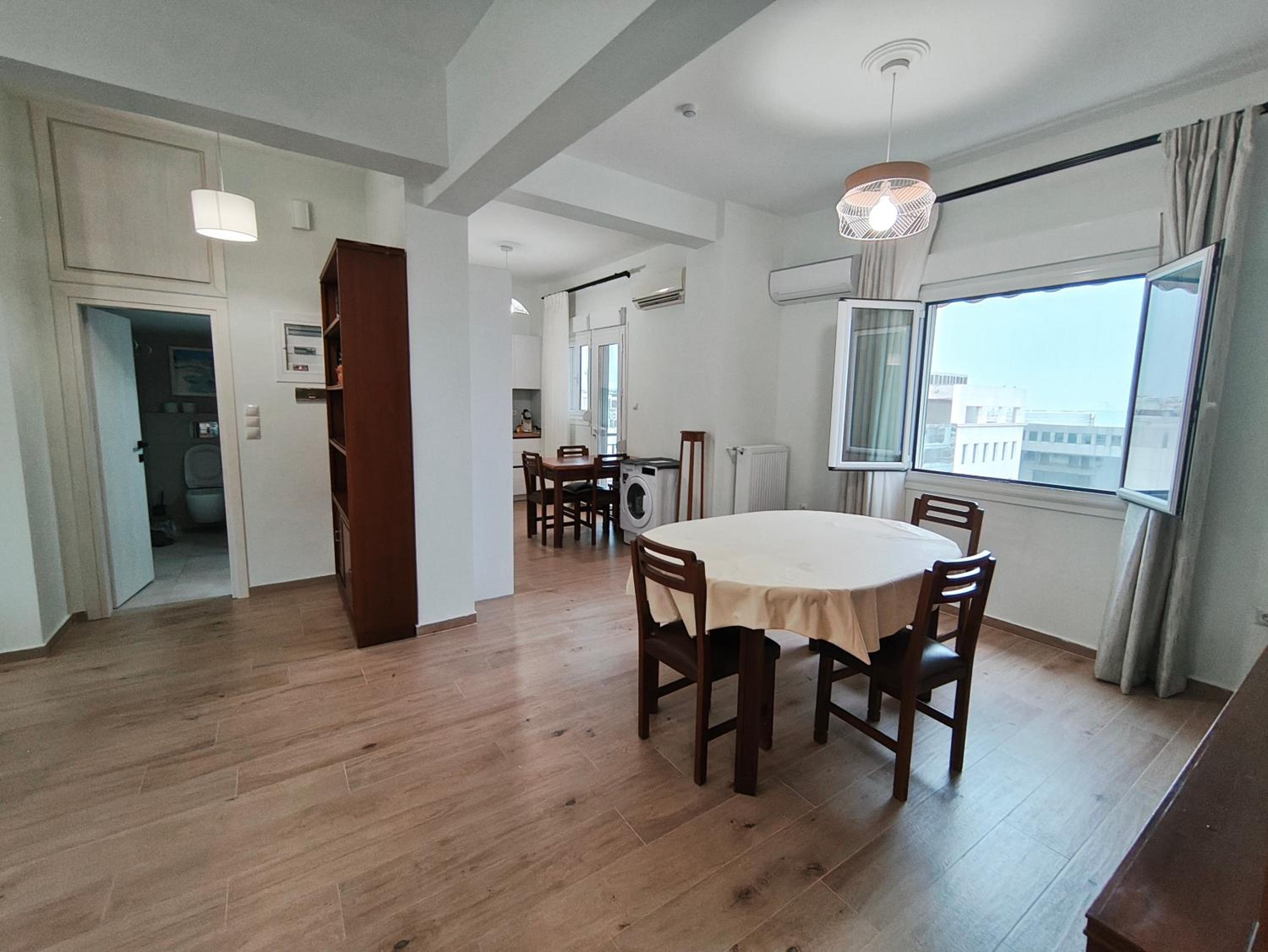 Center Athens all new and fully equipped 2 bedrooms 82 sqm big sea view apt close to Acropoli with Lift
