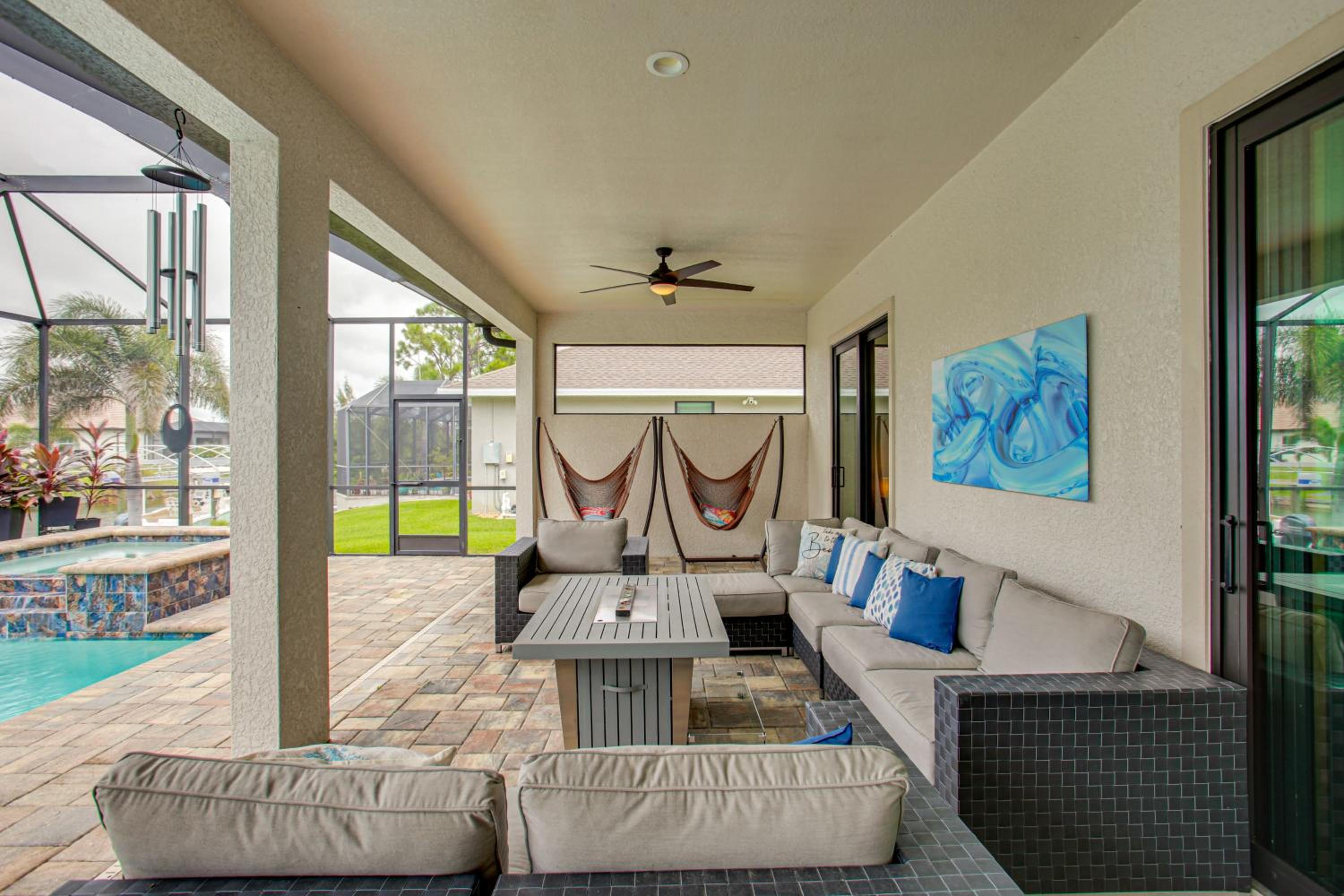 Tranquil Waterfront Home with Pool in Cape Coral!