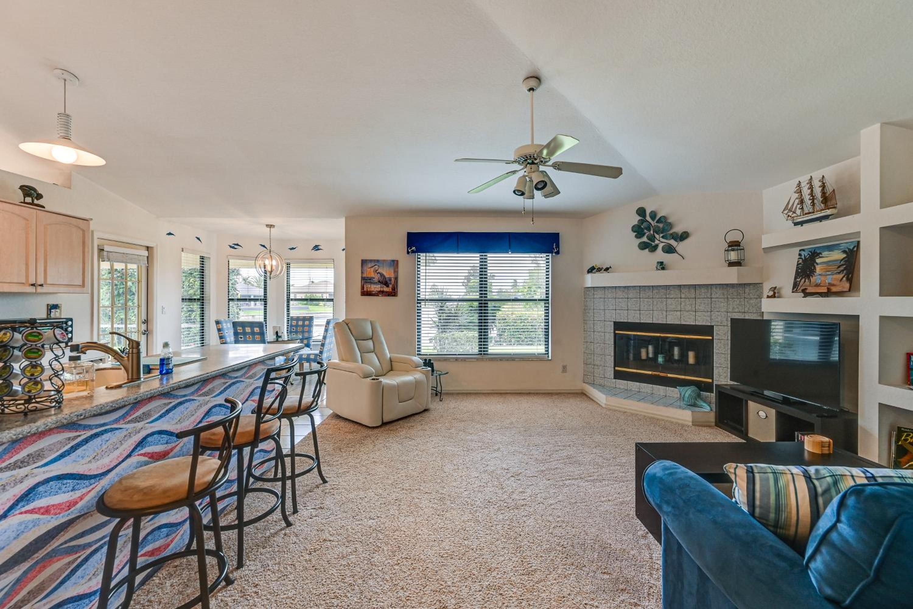 Waterfront Cape Coral Home Views and Birdwatching