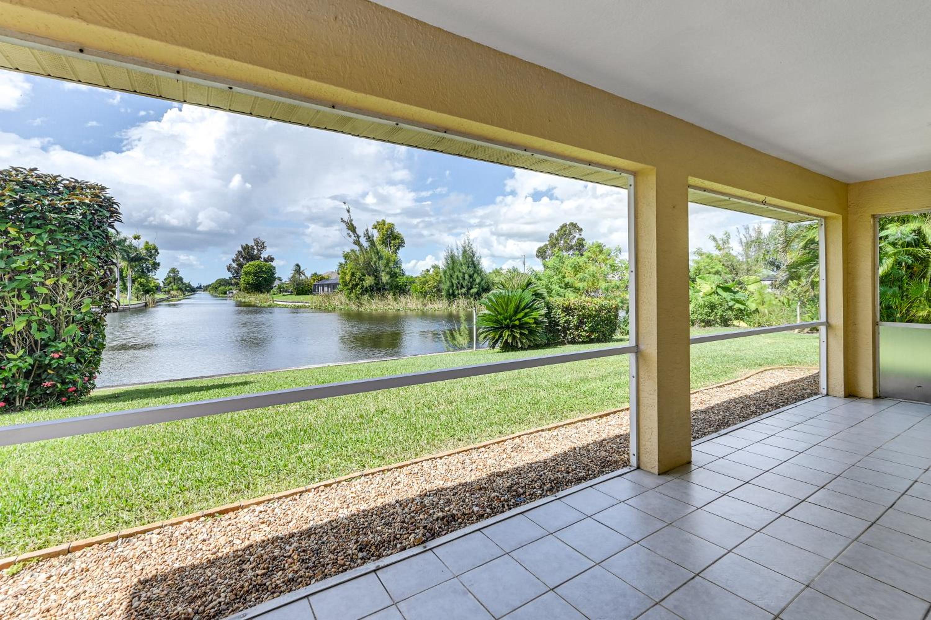 Waterfront Cape Coral Home Views and Birdwatching