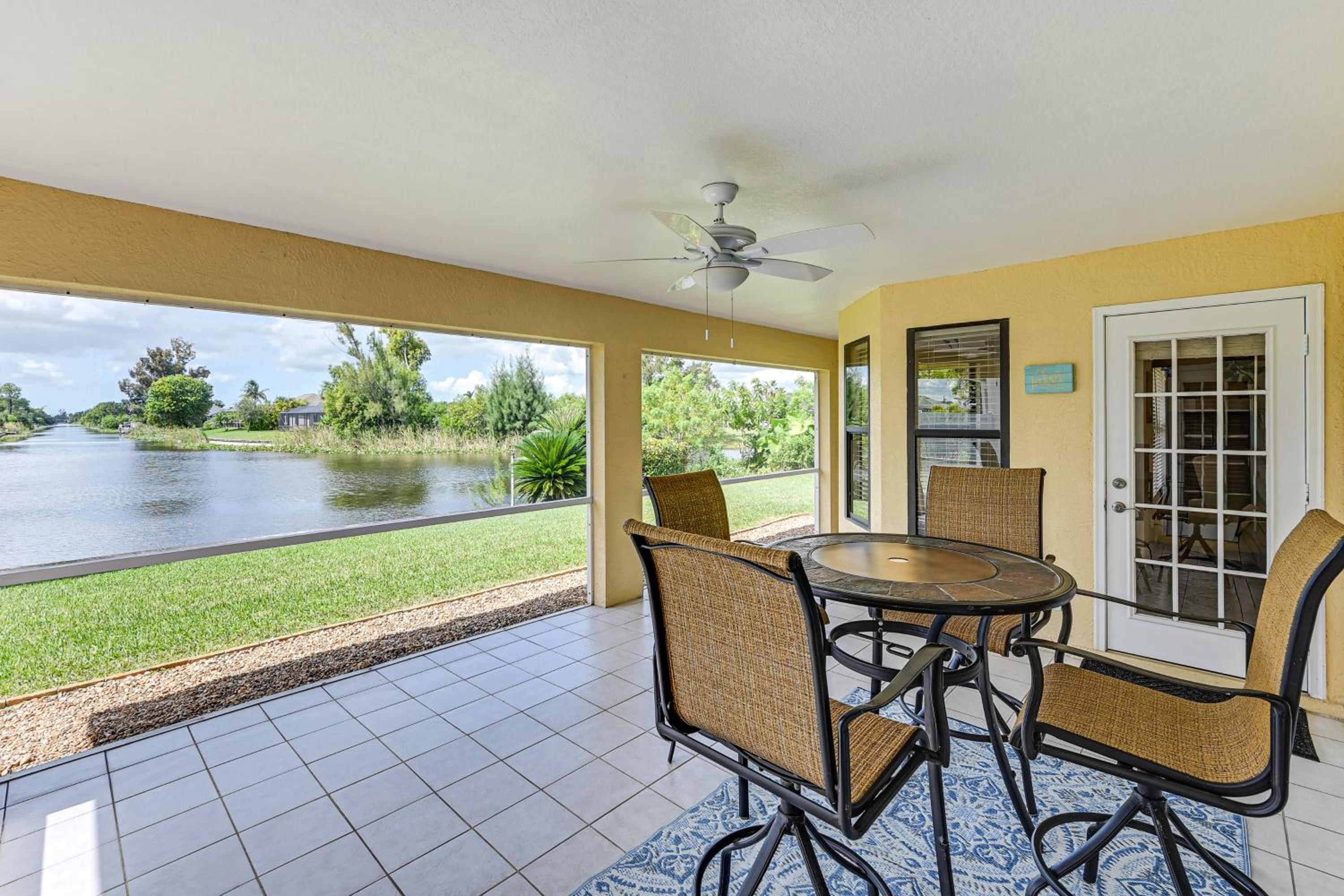 Waterfront Cape Coral Home Views and Birdwatching