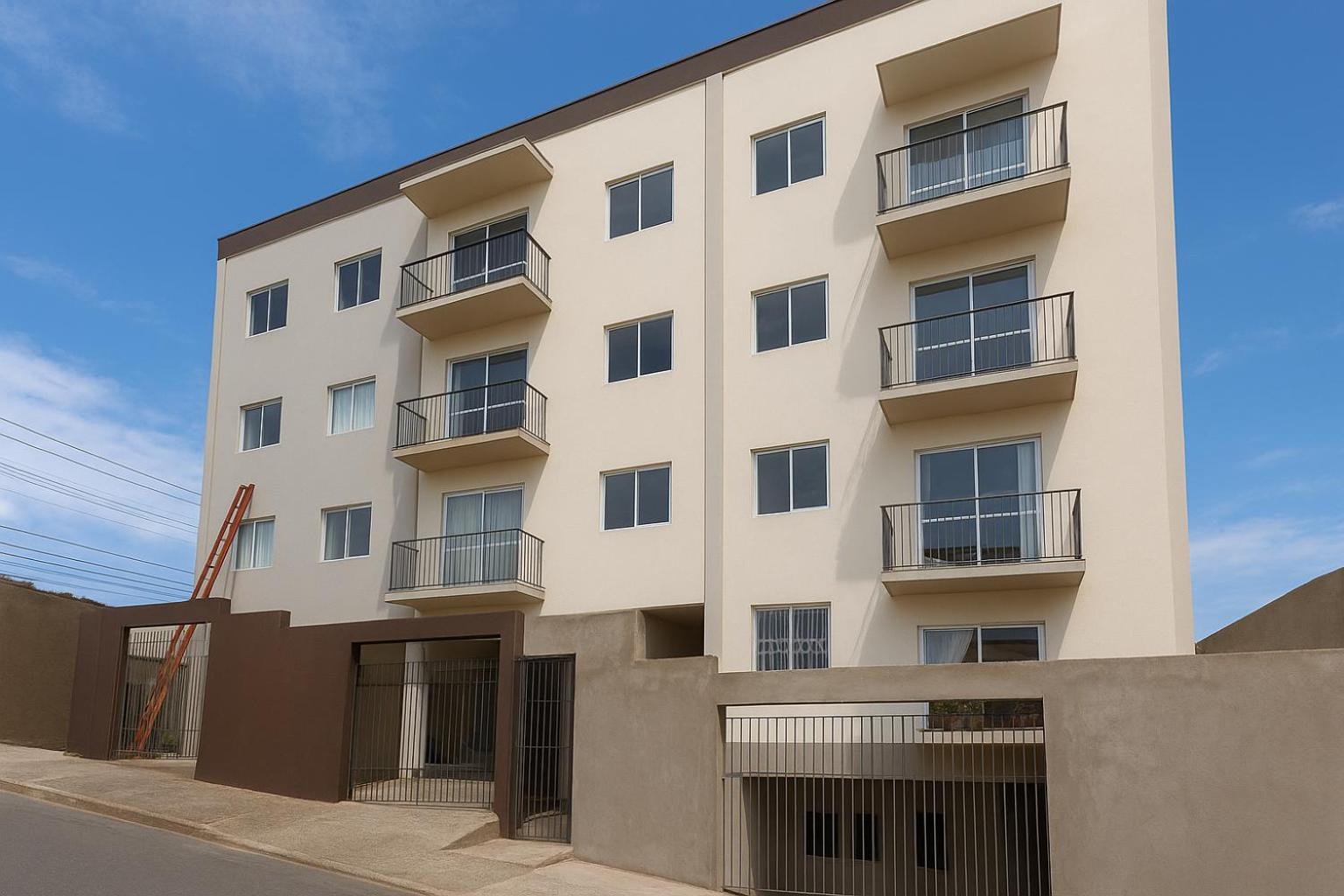Apartamento central próximo ao Shopping Palladium com garagem coberta