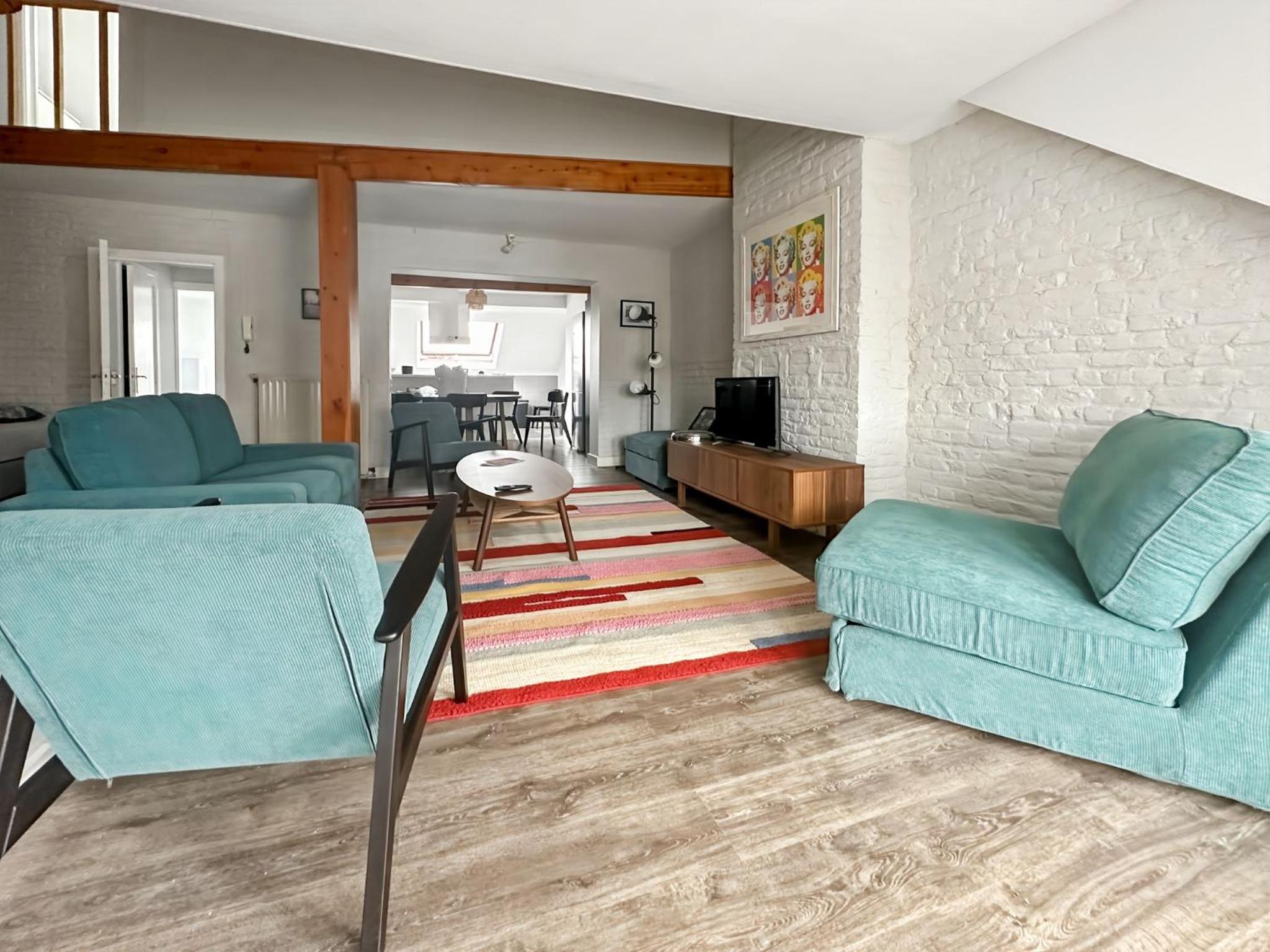 Charming Entire Apartment in Saint-Gilles, Brussels
