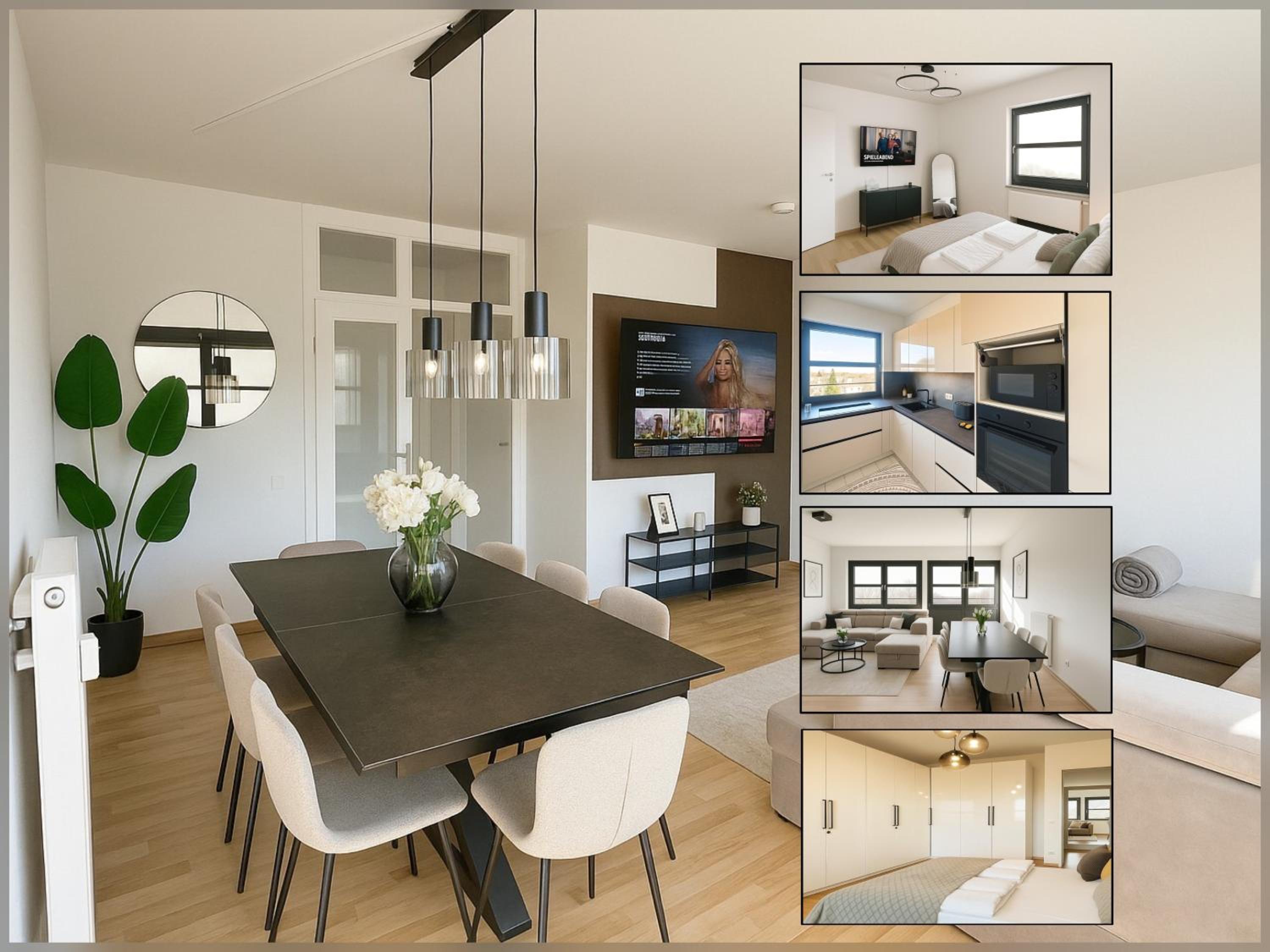 Homely! Bright 3-Room Design Apartment Wiesbaden!