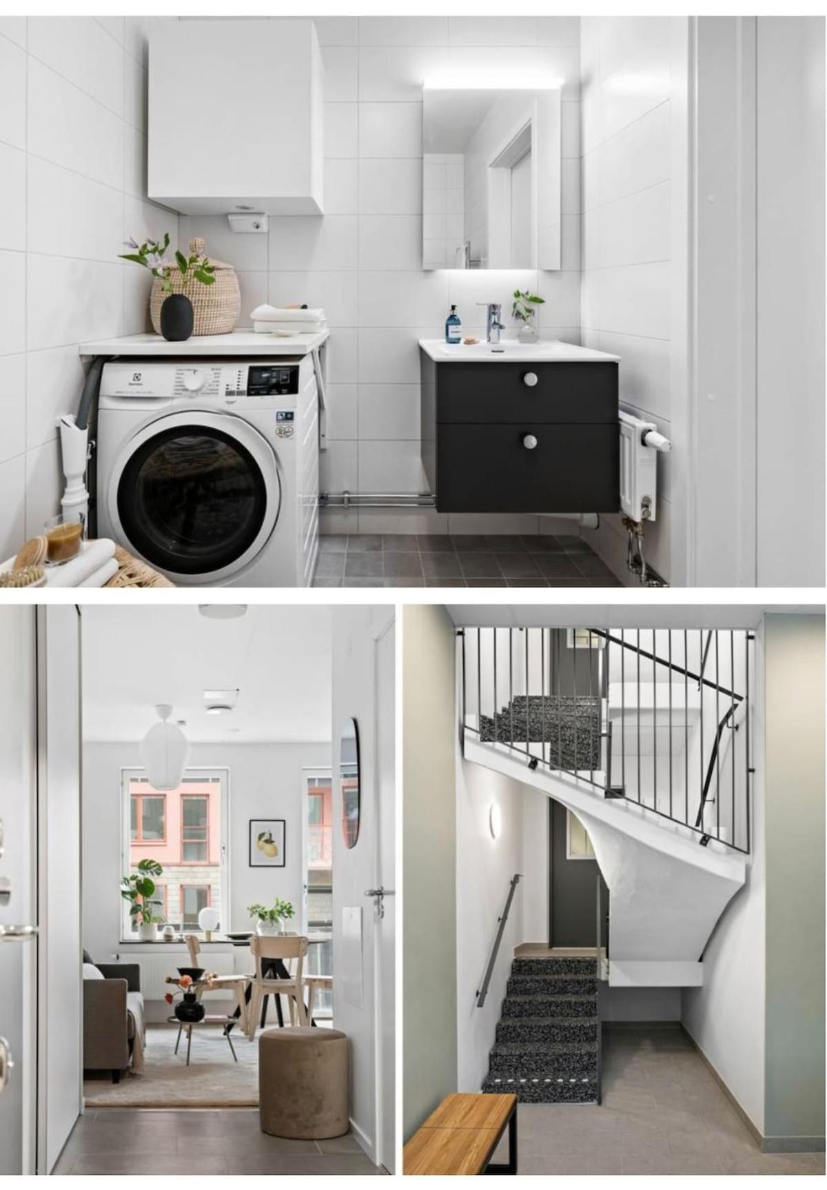 Bright and modern studio with a great location