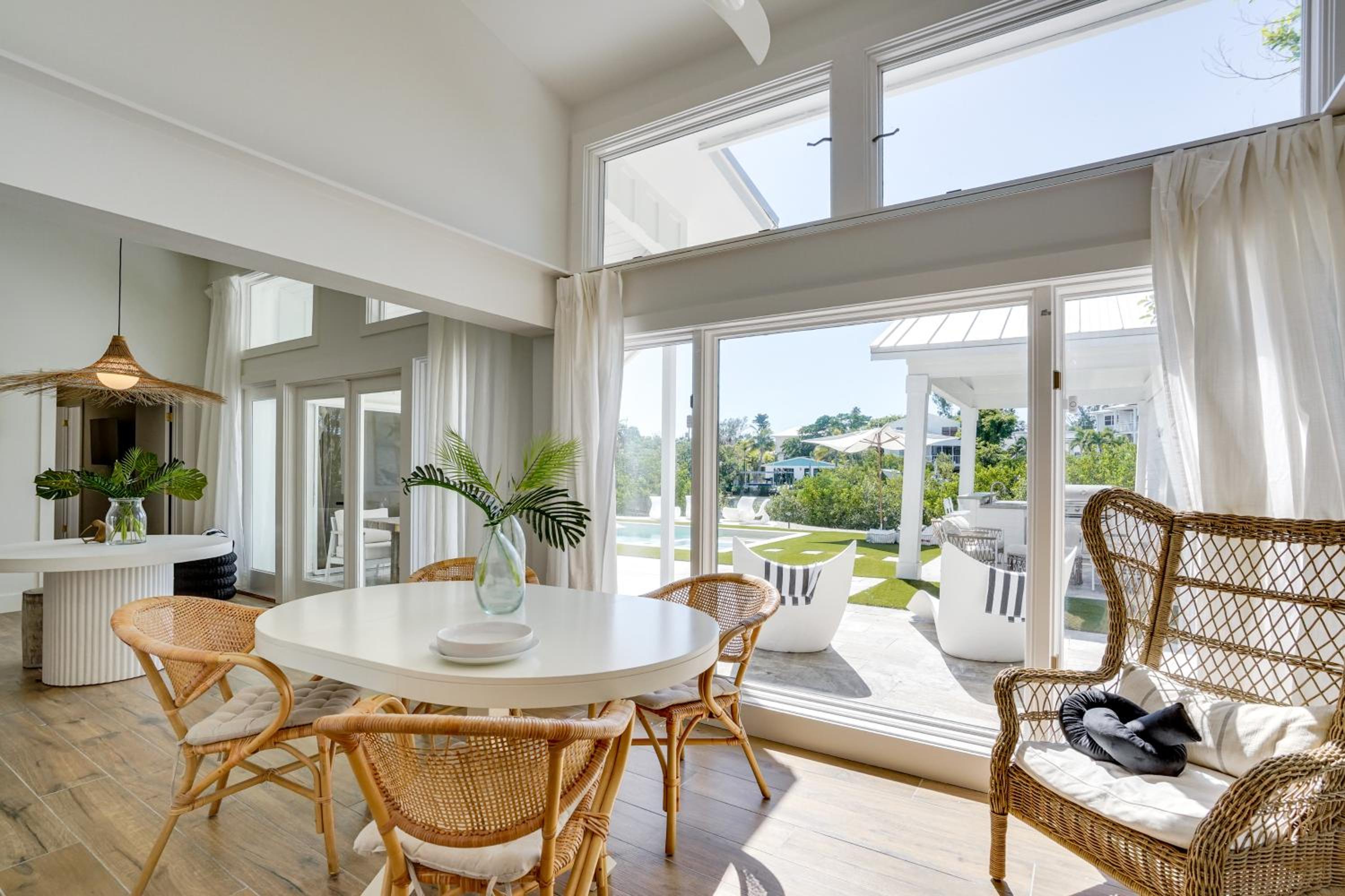 Steps to Bean Point Beach Family Home with Pool