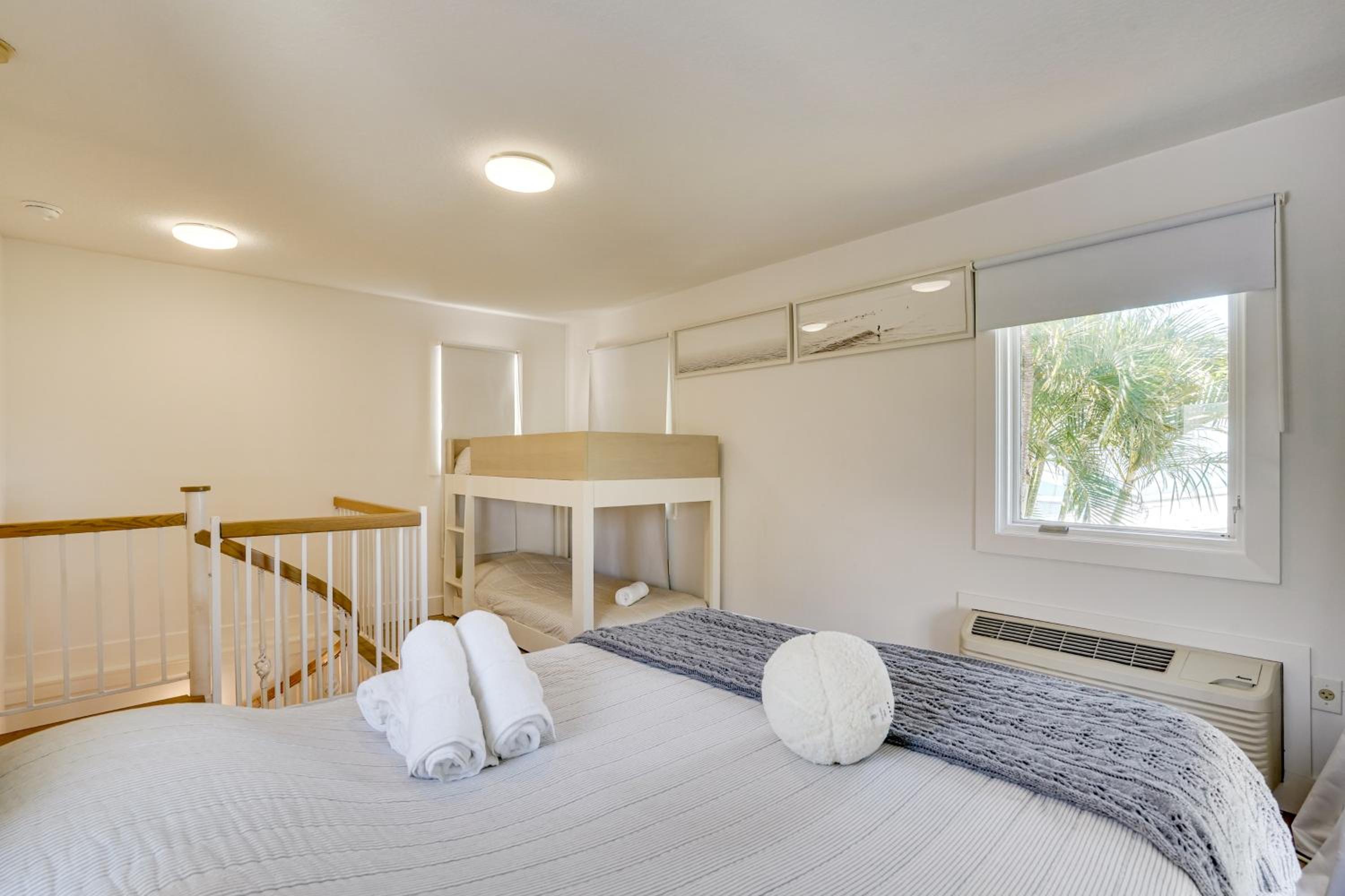 Steps to Bean Point Beach Family Home with Pool