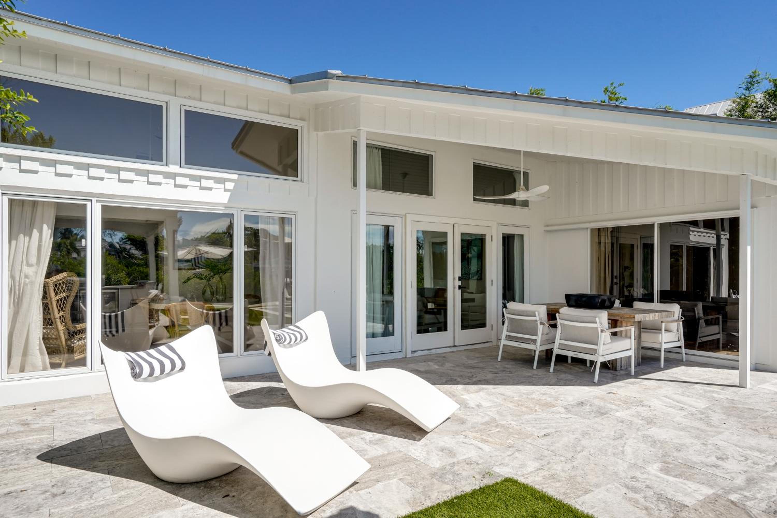 Steps to Bean Point Beach Family Home with Pool