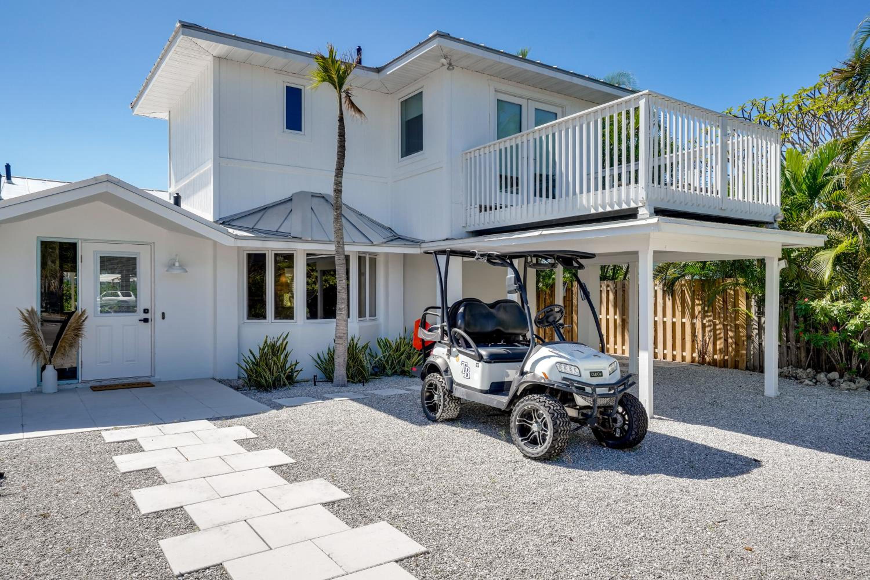 Steps to Bean Point Beach Family Home with Pool