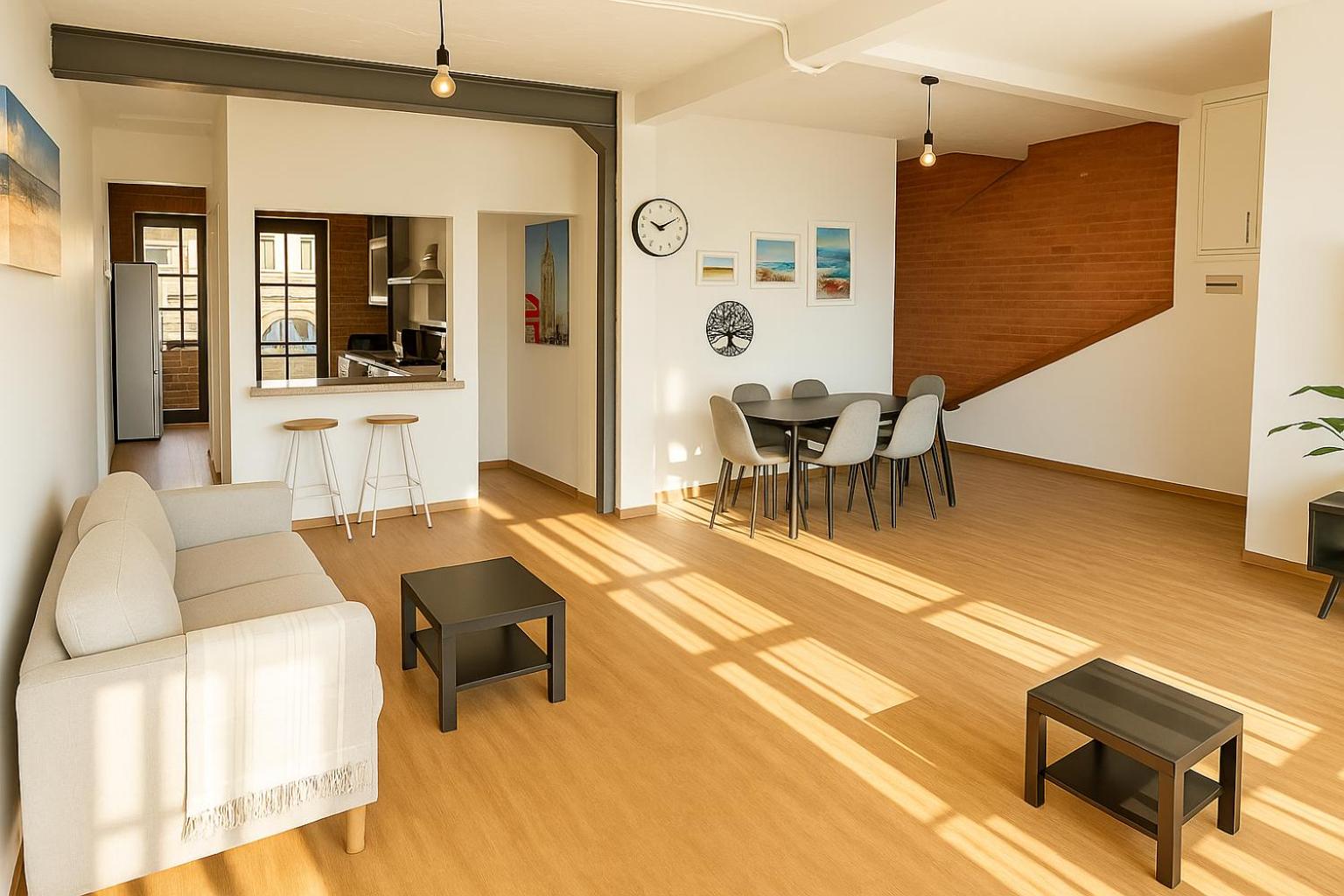 Central Apt - Sleeps 6- Steps to Bars & Restaurant