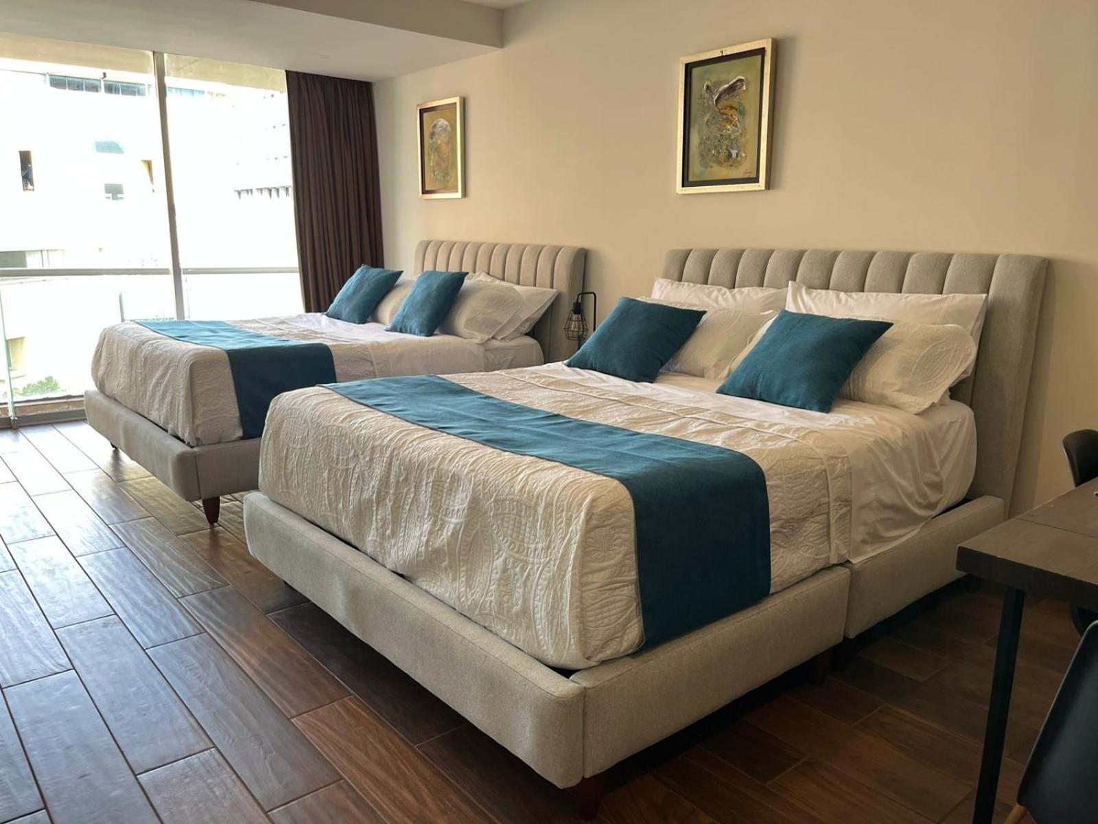Suite ejecutiva, 2 Camas Queen, Gym, en Interlomas