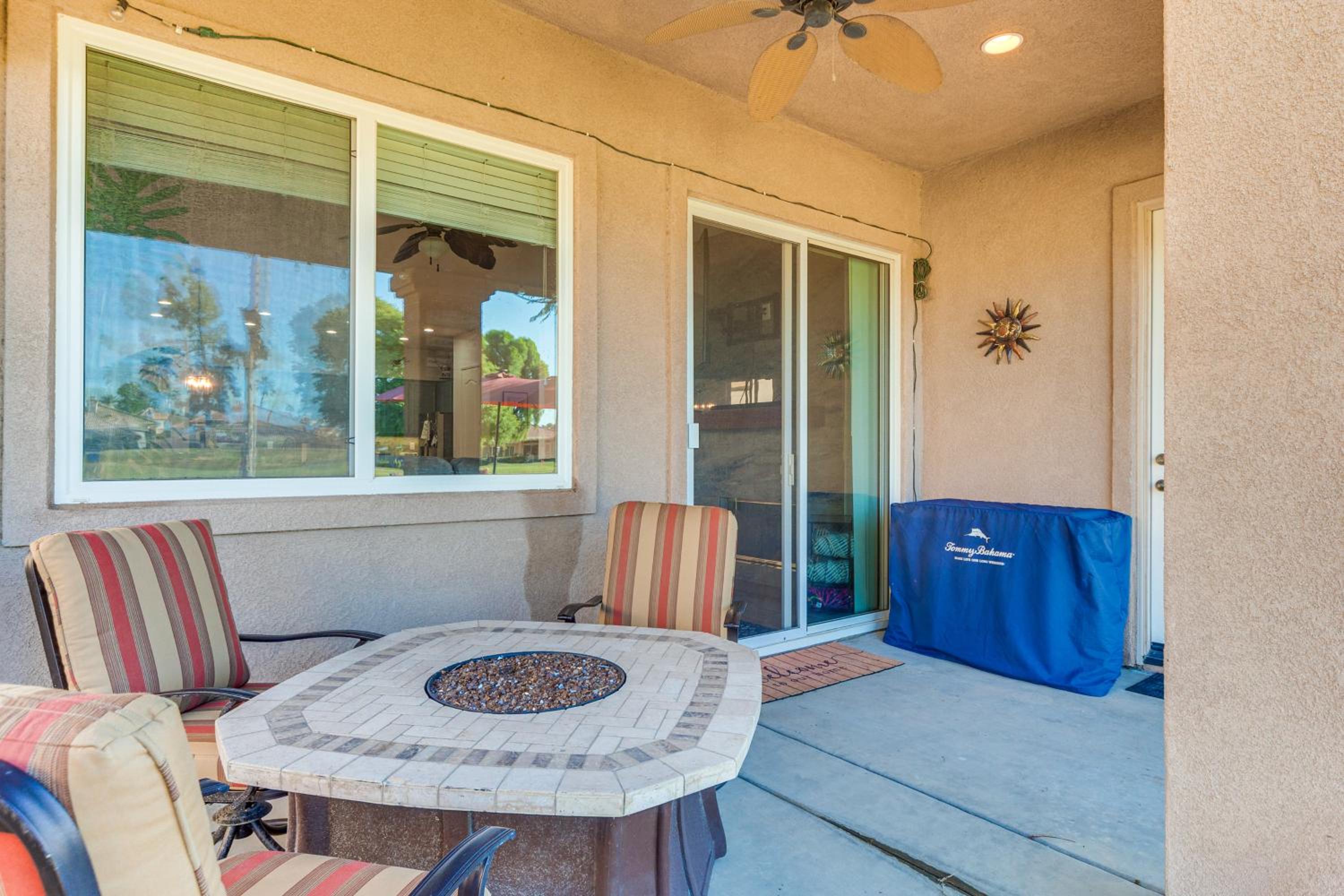 On Golf Course Quiet Indio Home with Pool Access!