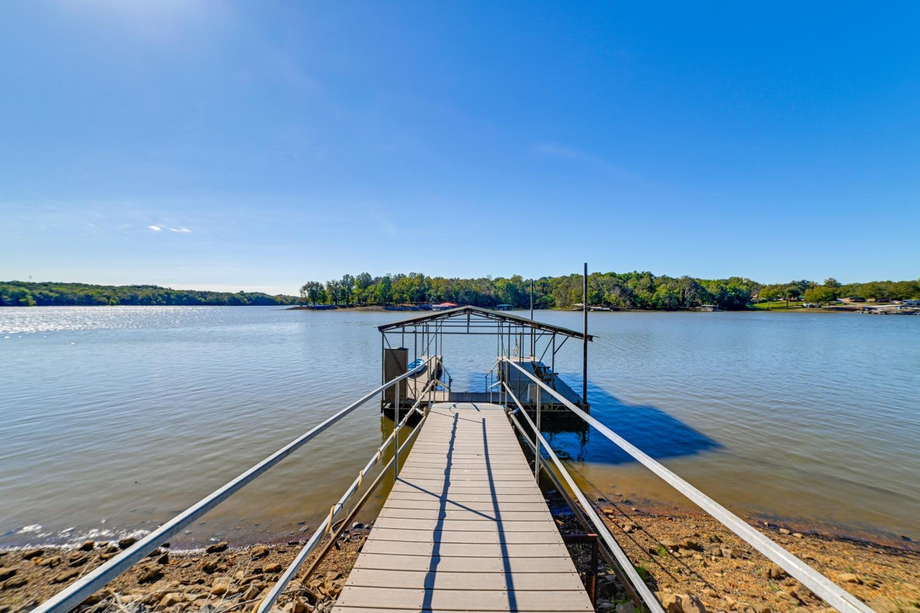 Spacious Kentucky Lake Escape with Dock and Views
