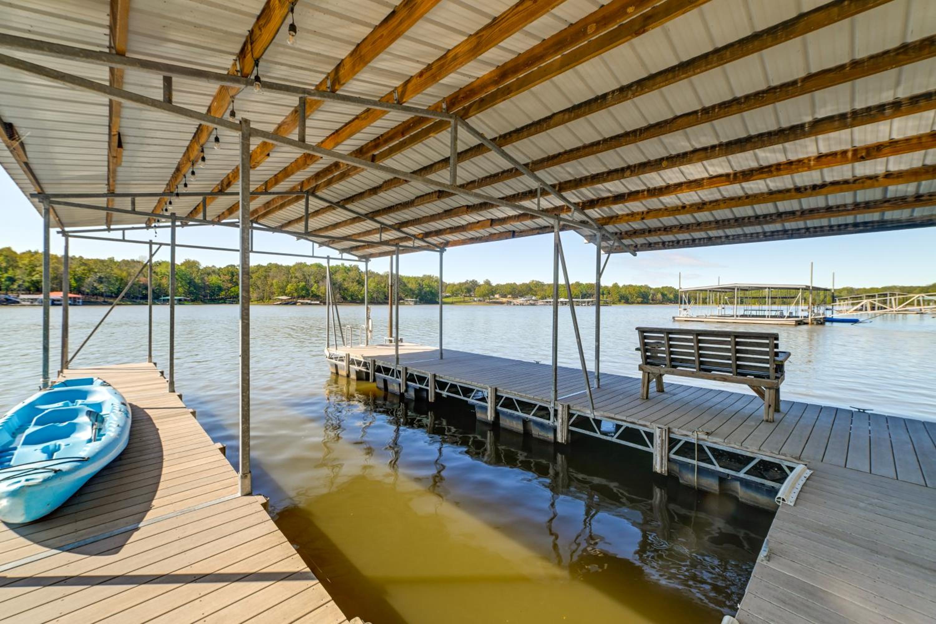 Spacious Kentucky Lake Escape with Dock and Views