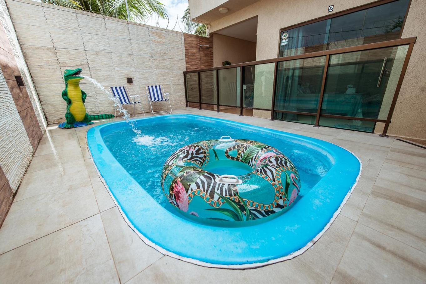 Casa em Jacuma, com piscina, 5 suites e fliperama