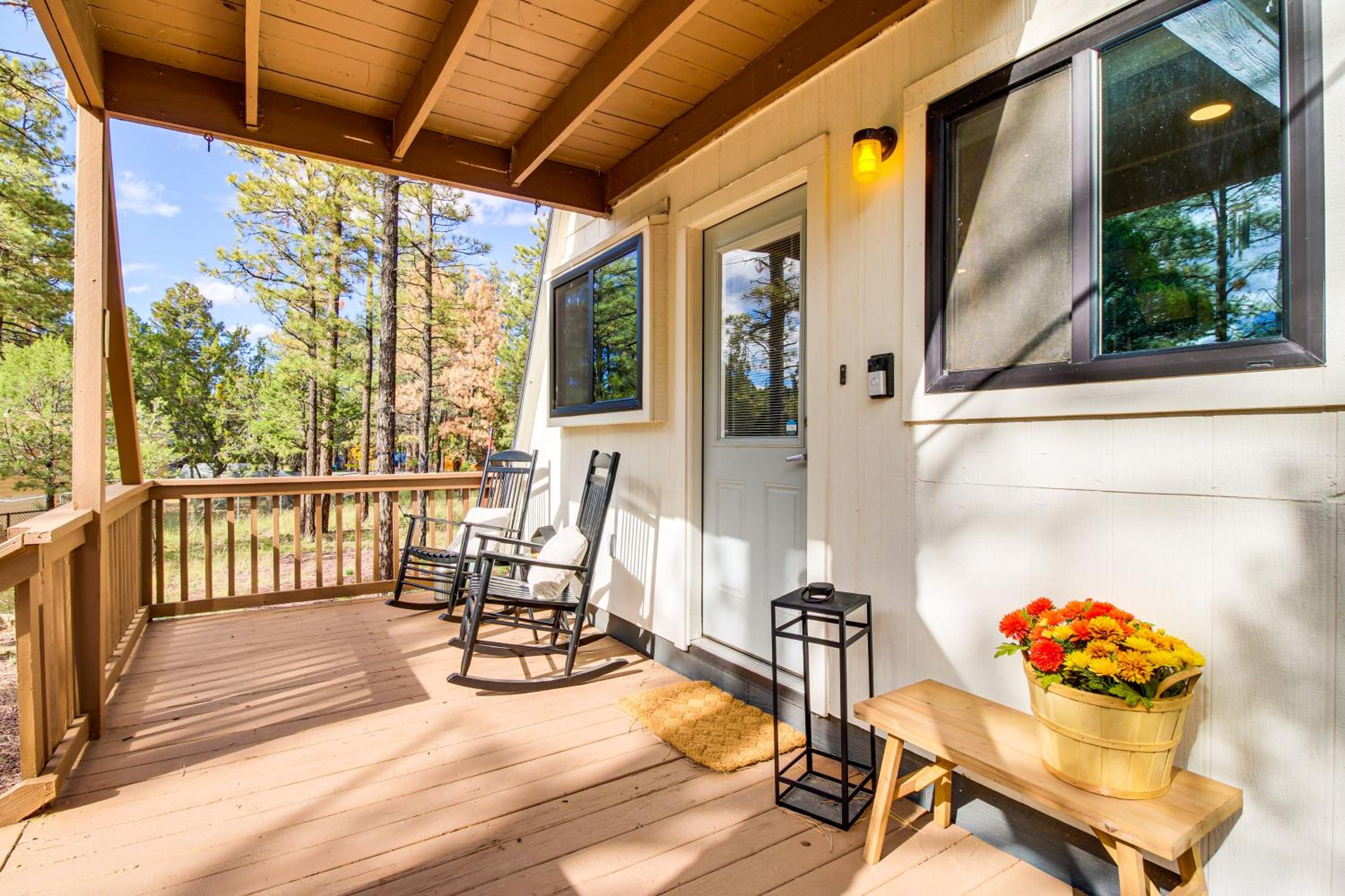 Rim Country Retreat A-Frame Cabin with Large Deck