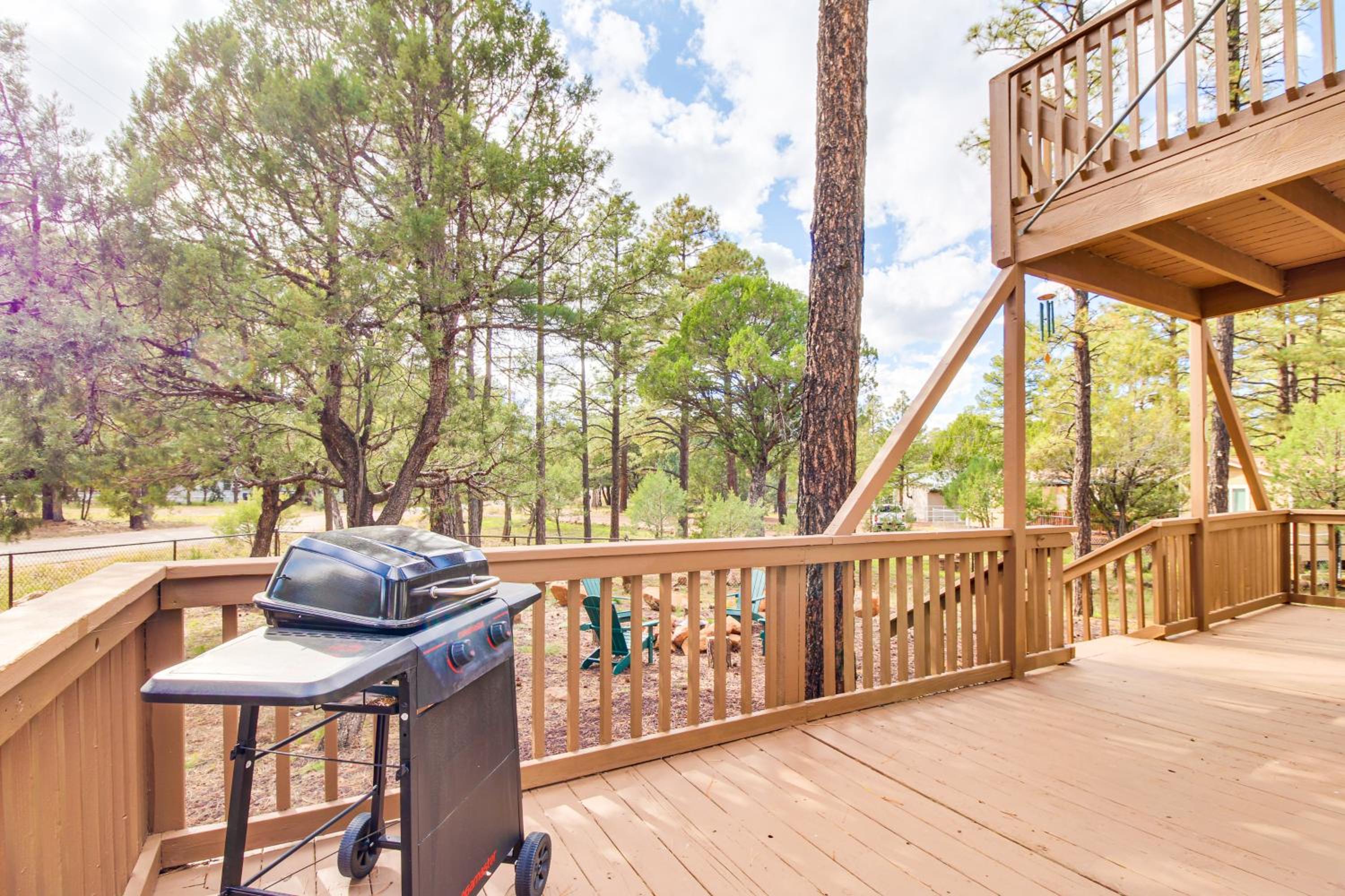 Rim Country Retreat A-Frame Cabin with Large Deck