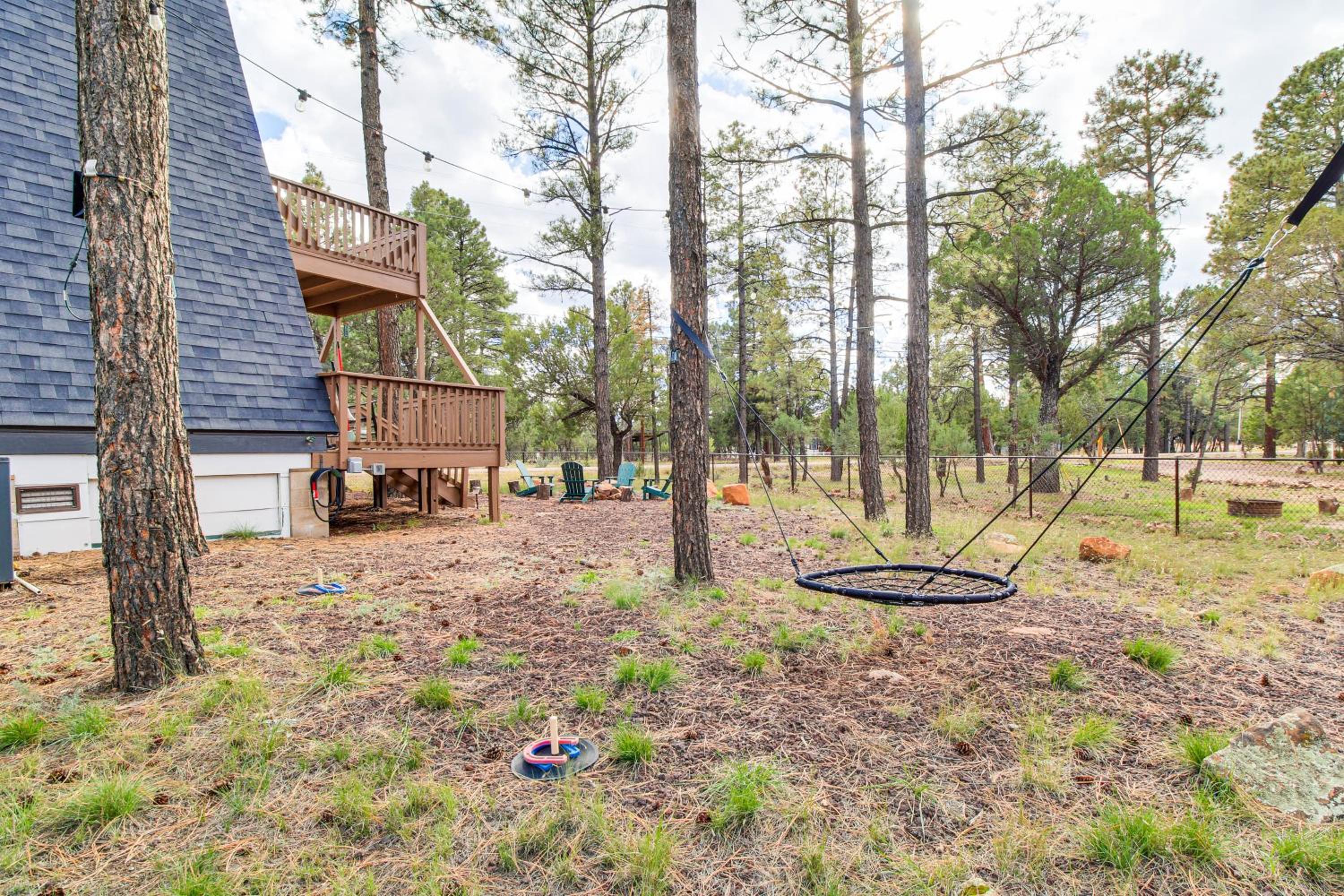 Rim Country Retreat A-Frame Cabin with Large Deck