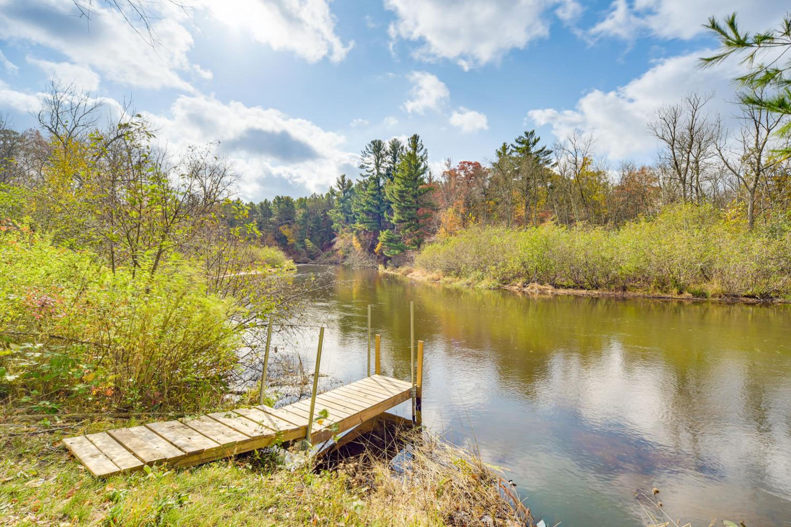 Riverbend Retreat on 7 Acres with River Access!