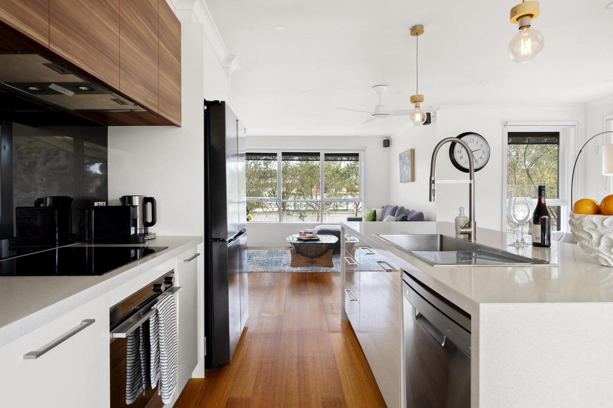 Relaxed Bayside Stay with Outdoor Space