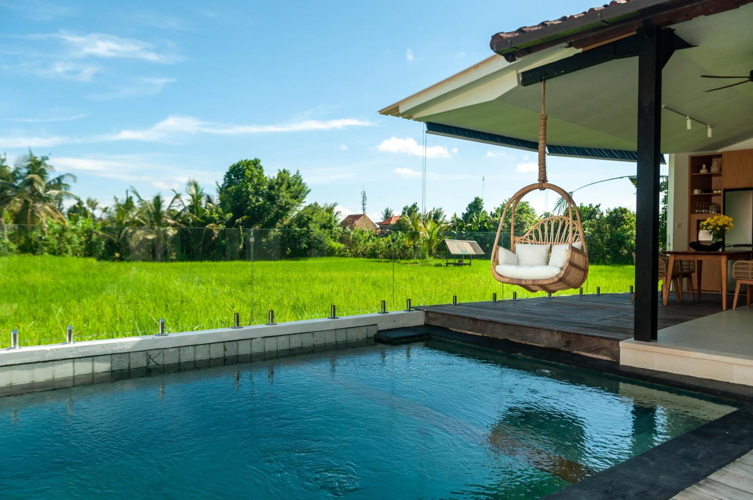 Ando House - 2BR Villa with Sunset Rice Field Views