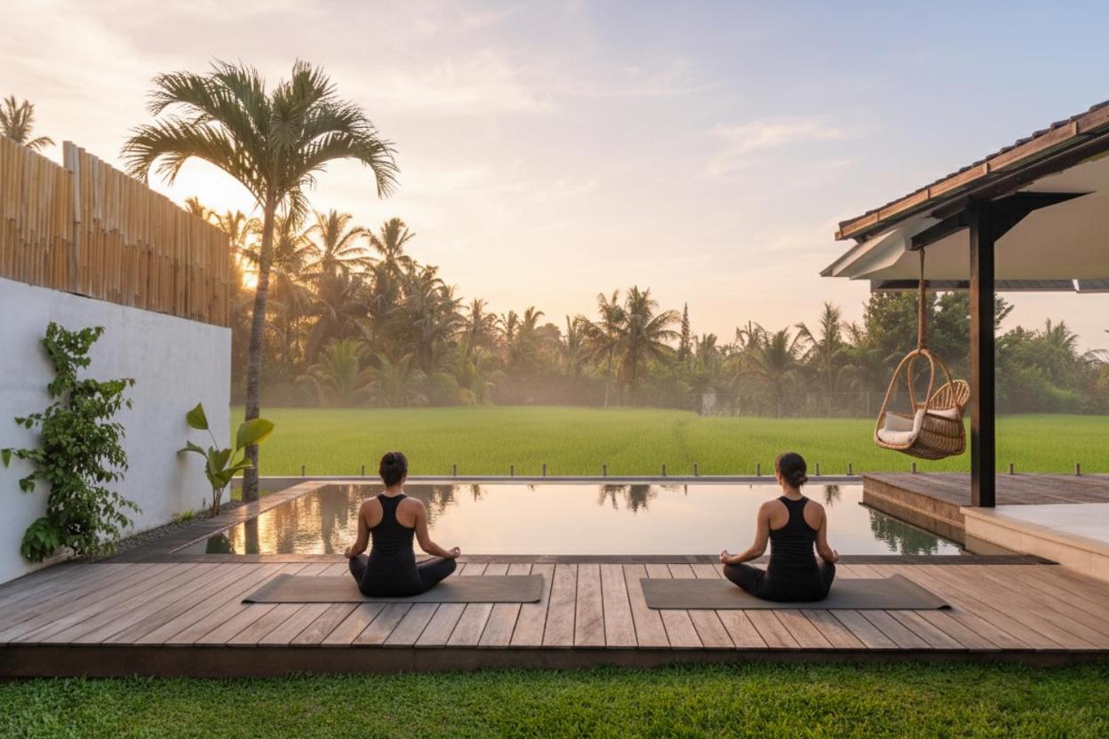 Ando House - 2BR Villa with Sunset Rice Field Views