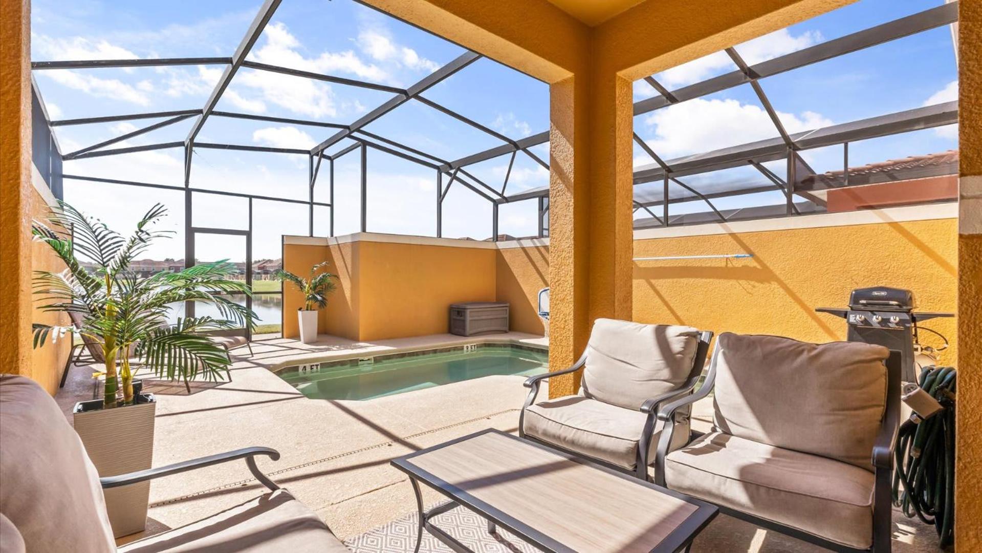 Family Resort Getaway w Pool & Patio near Disney