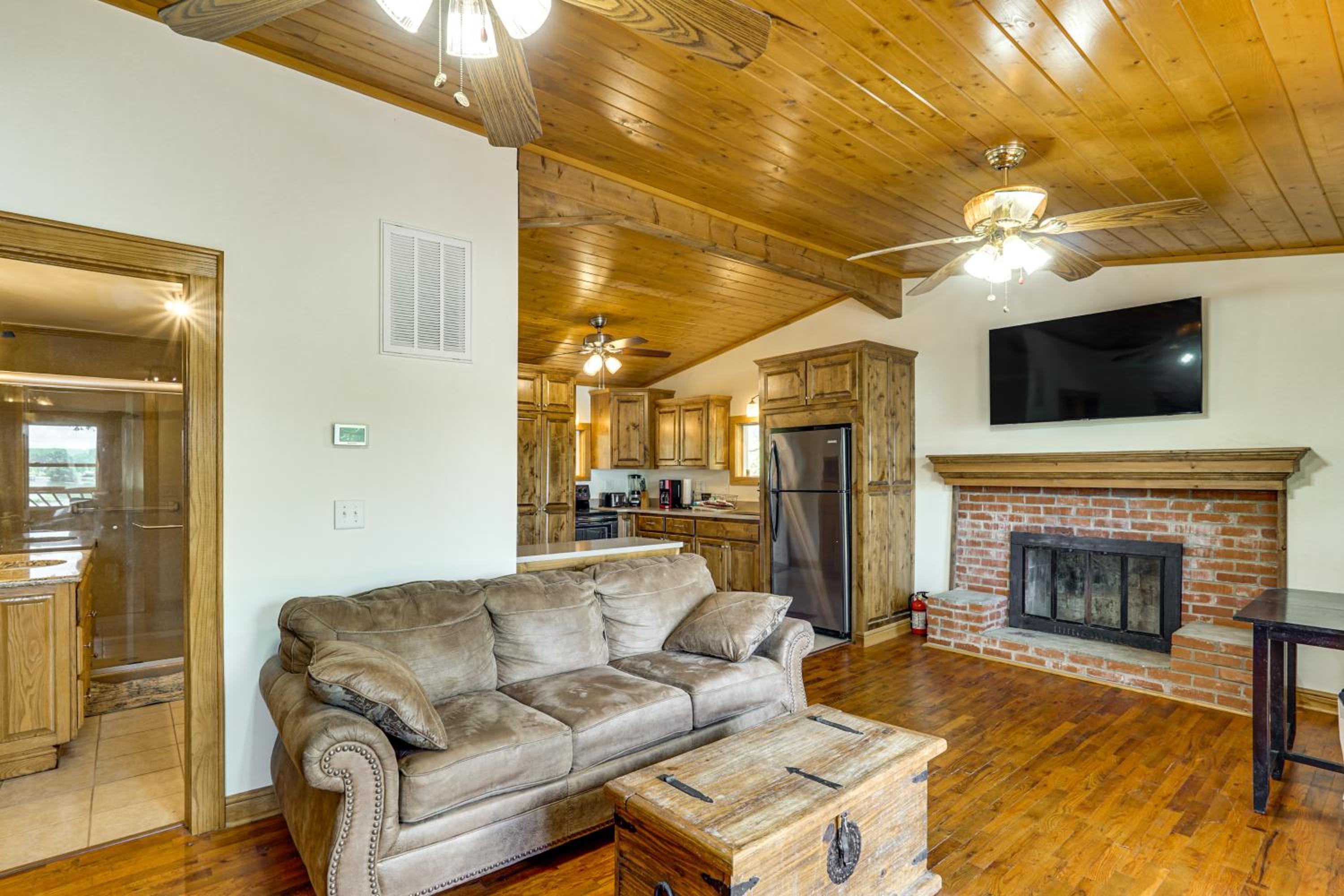 Ozarks Waterfront Home with Dock and Marina Access
