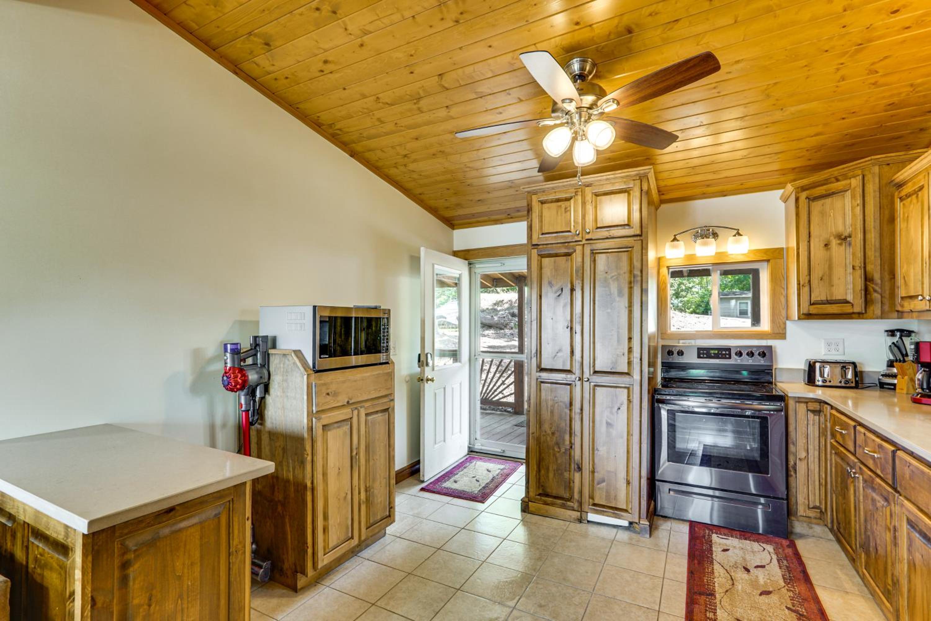 Ozarks Waterfront Home with Dock and Marina Access
