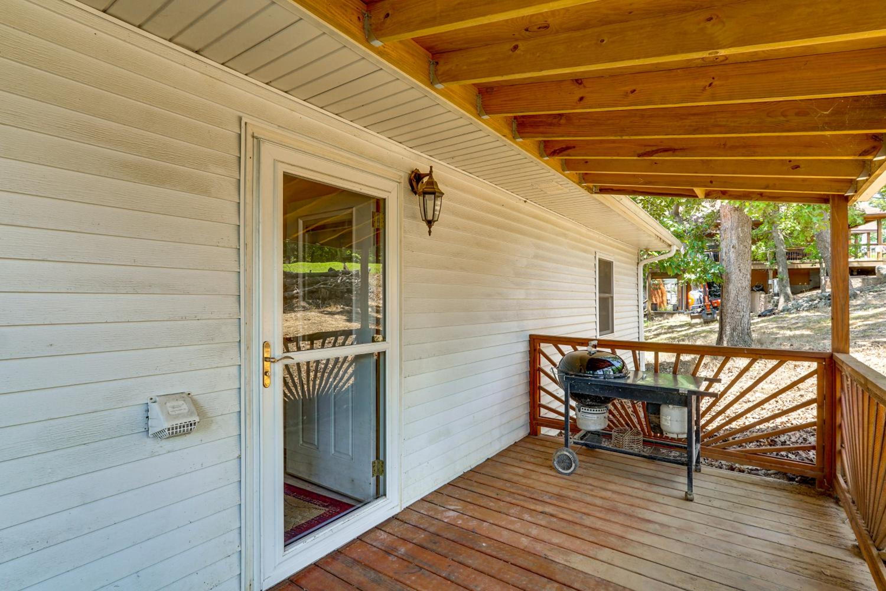 Ozarks Waterfront Home with Dock and Marina Access
