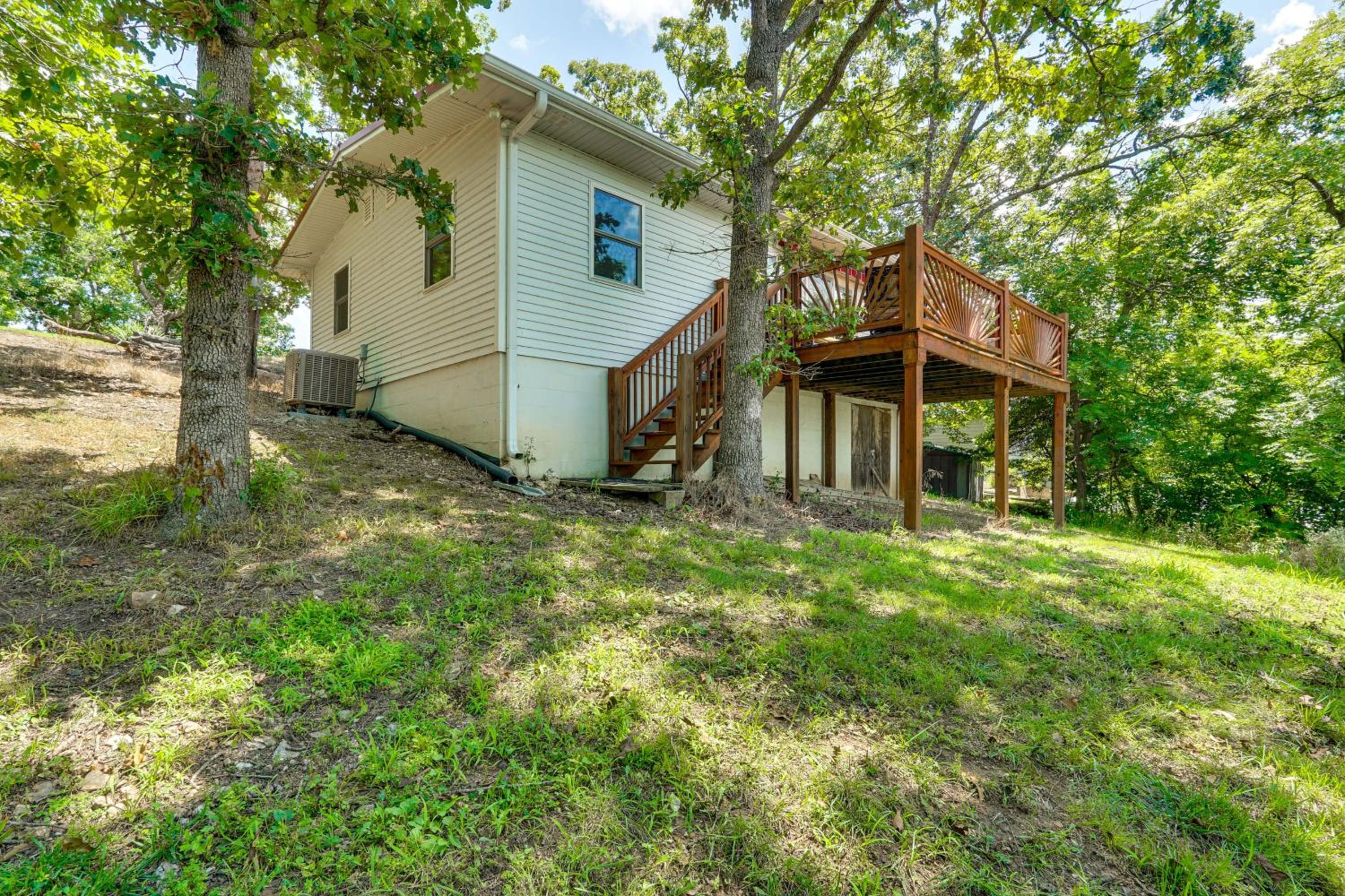 Ozarks Waterfront Home with Dock and Marina Access