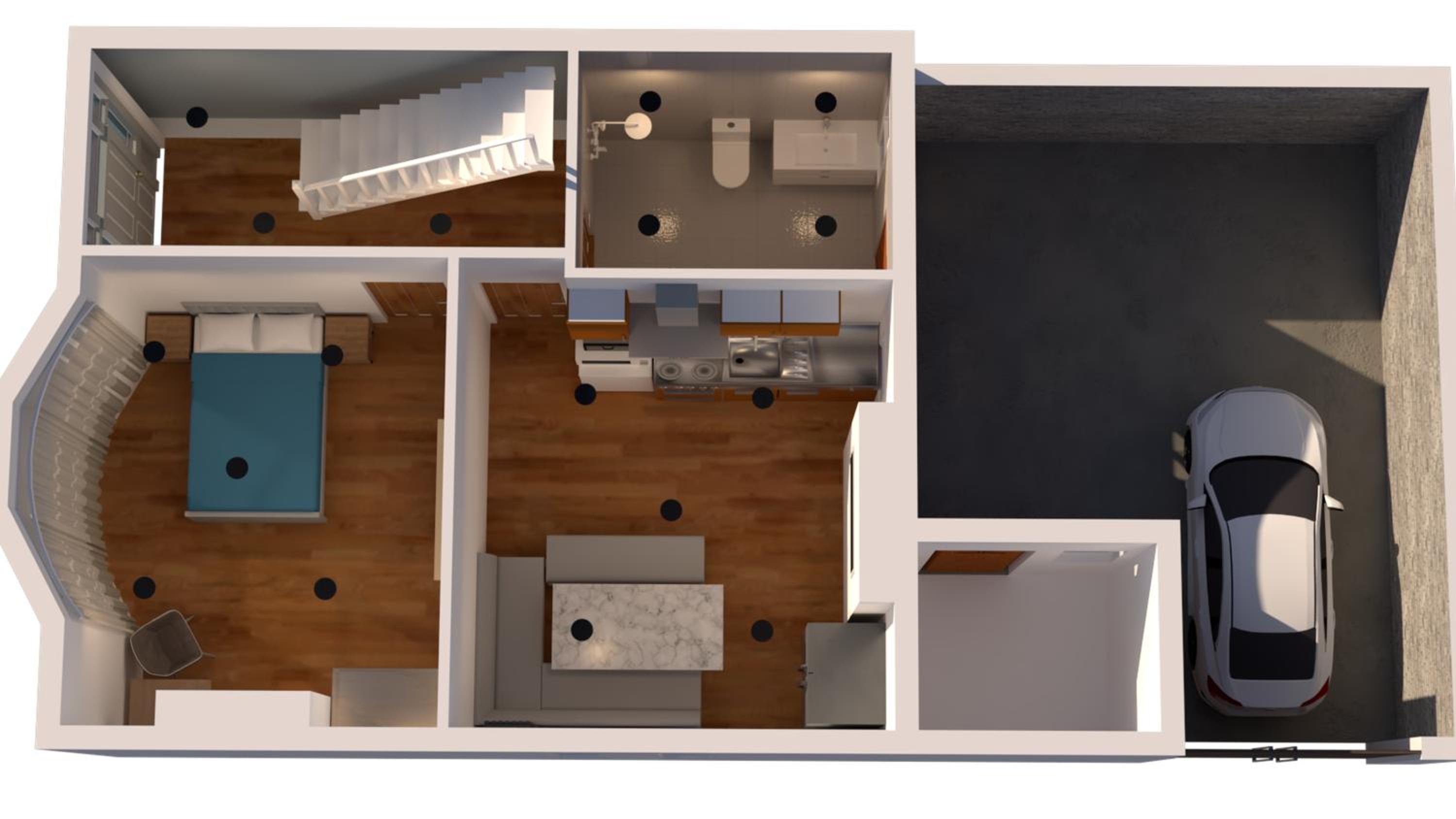 SidemerseyLivings - Step-Free 4BR Home, Ground Floor Bed & Bath, Private Gated Parking