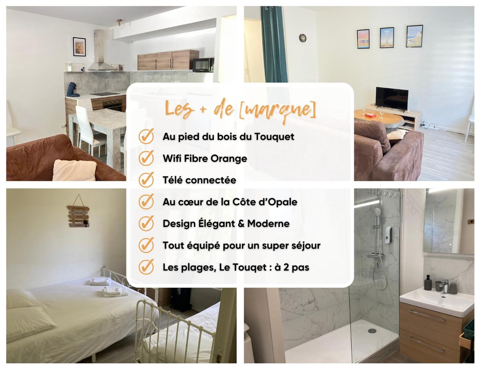Appartement cosy aux portes du Touquet Paris Plage