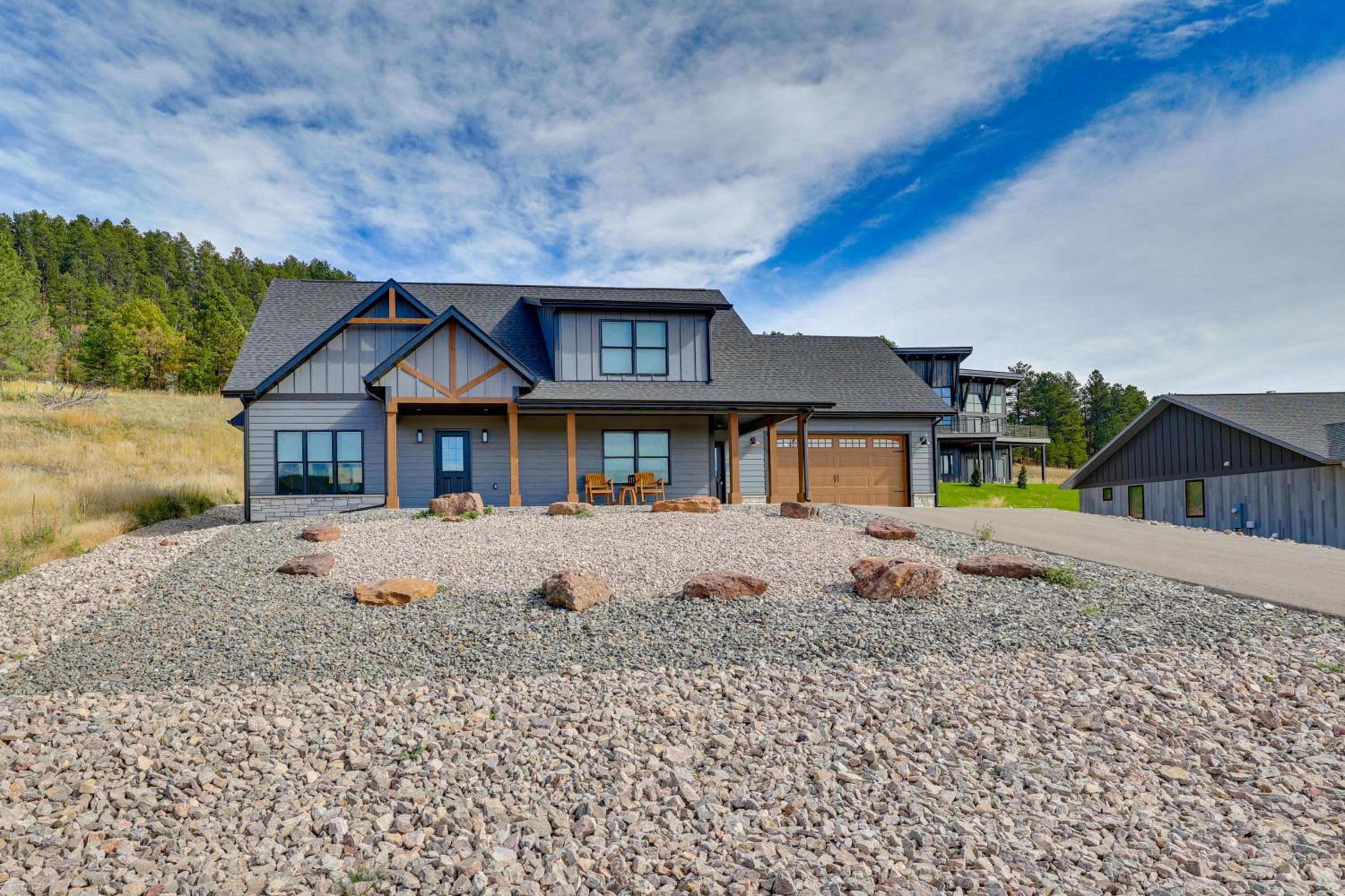 Luxe, New-Build Sturgis Retreat with Mountain Views