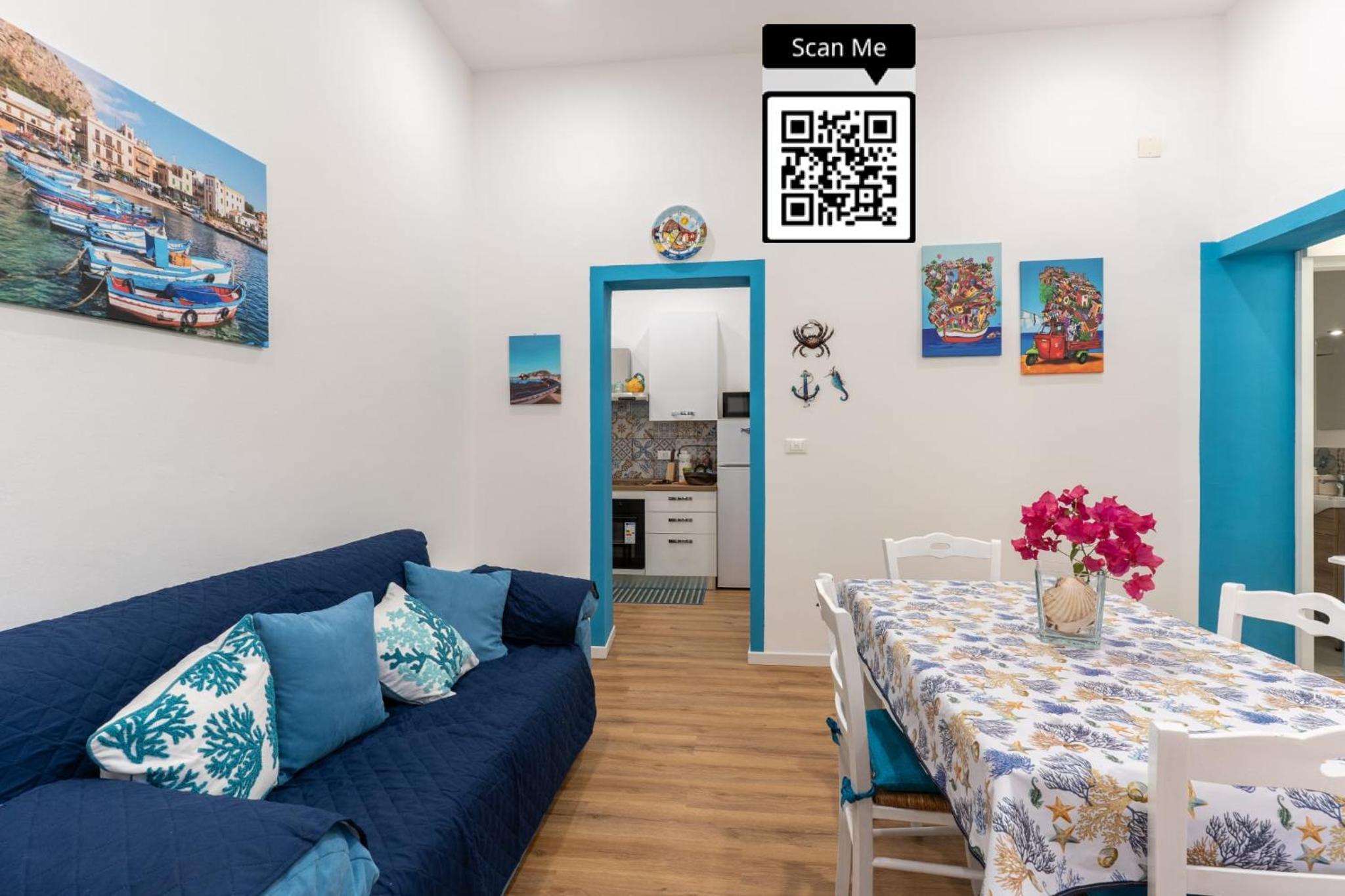 Antony Mondello Guest House, appartamento a 1 minuto a piedi dalla spiaggia di Mondello
