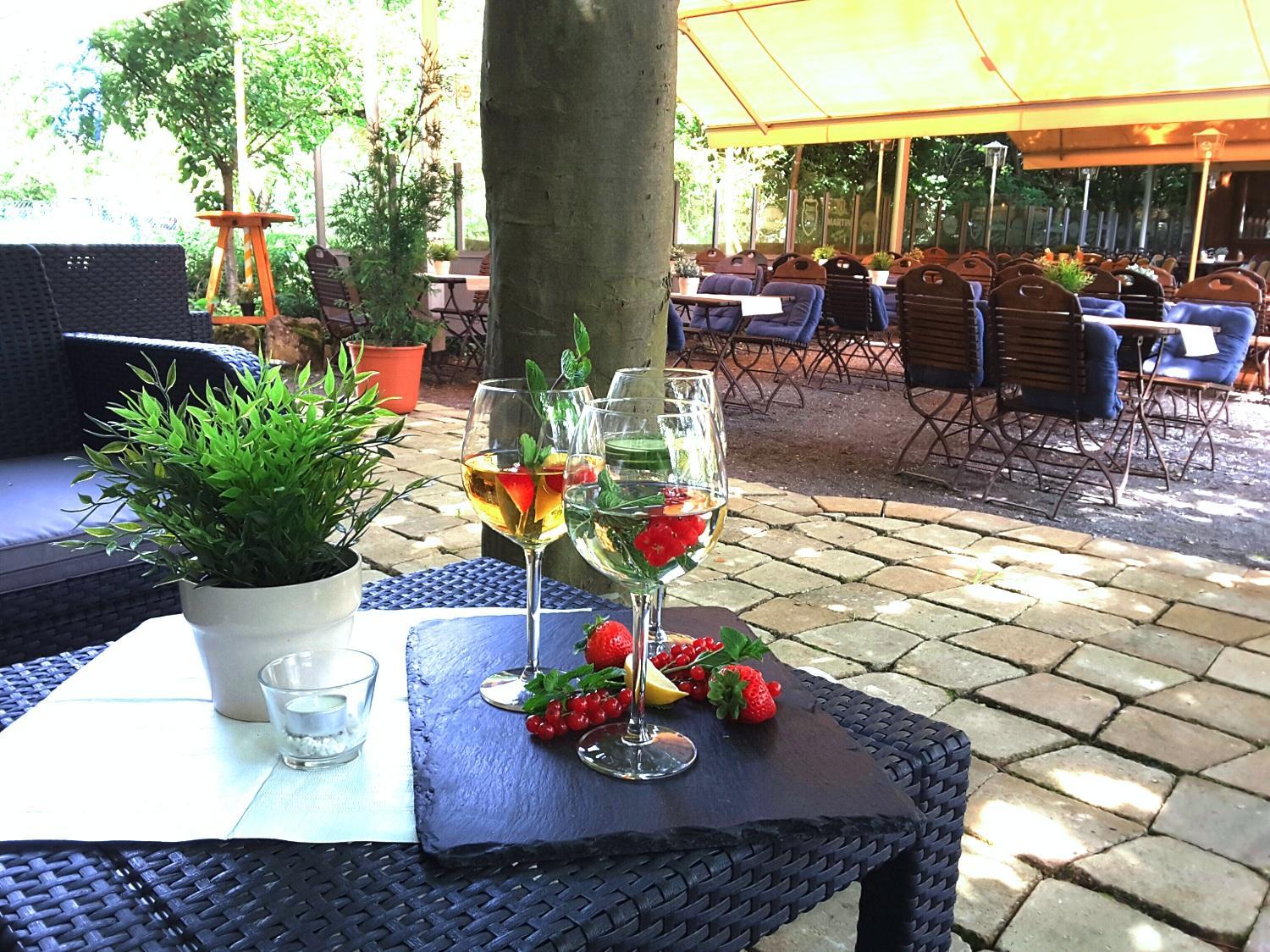 outdoor BBQ area
