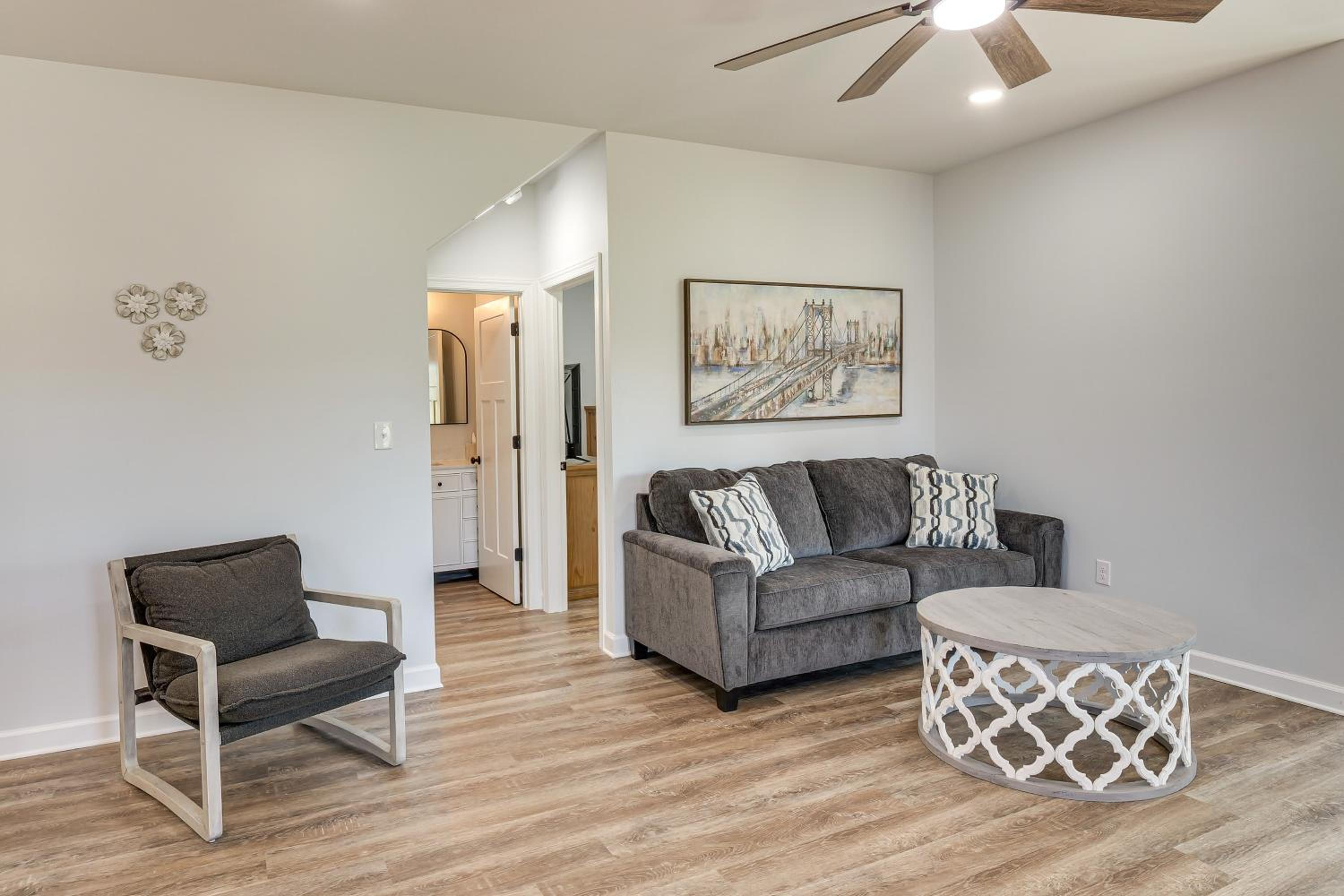 Tullahoma Whiskey Trail Base with Yard and Fire Pit