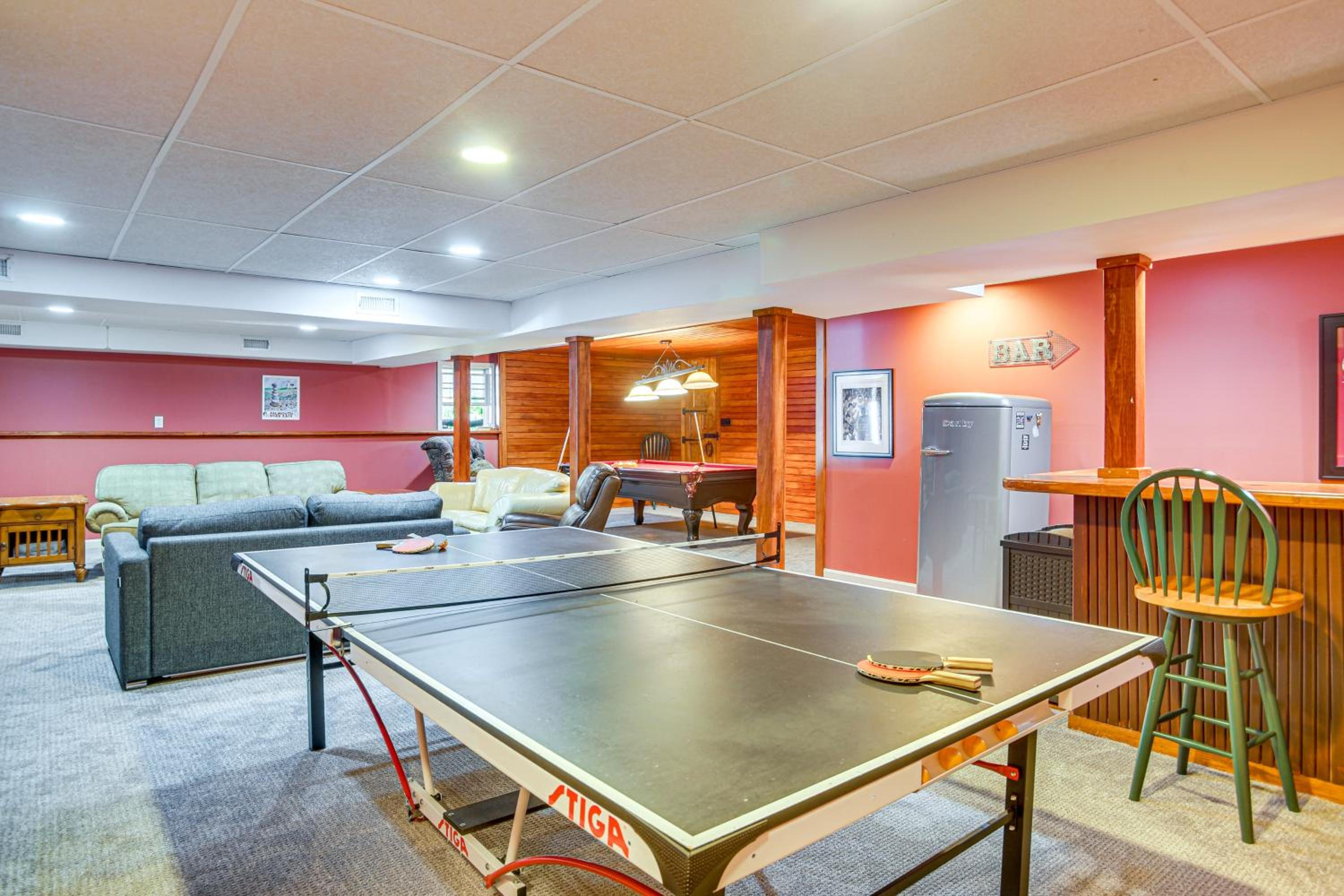3 Mi to Megansett Beach Home with Pool and Game Room