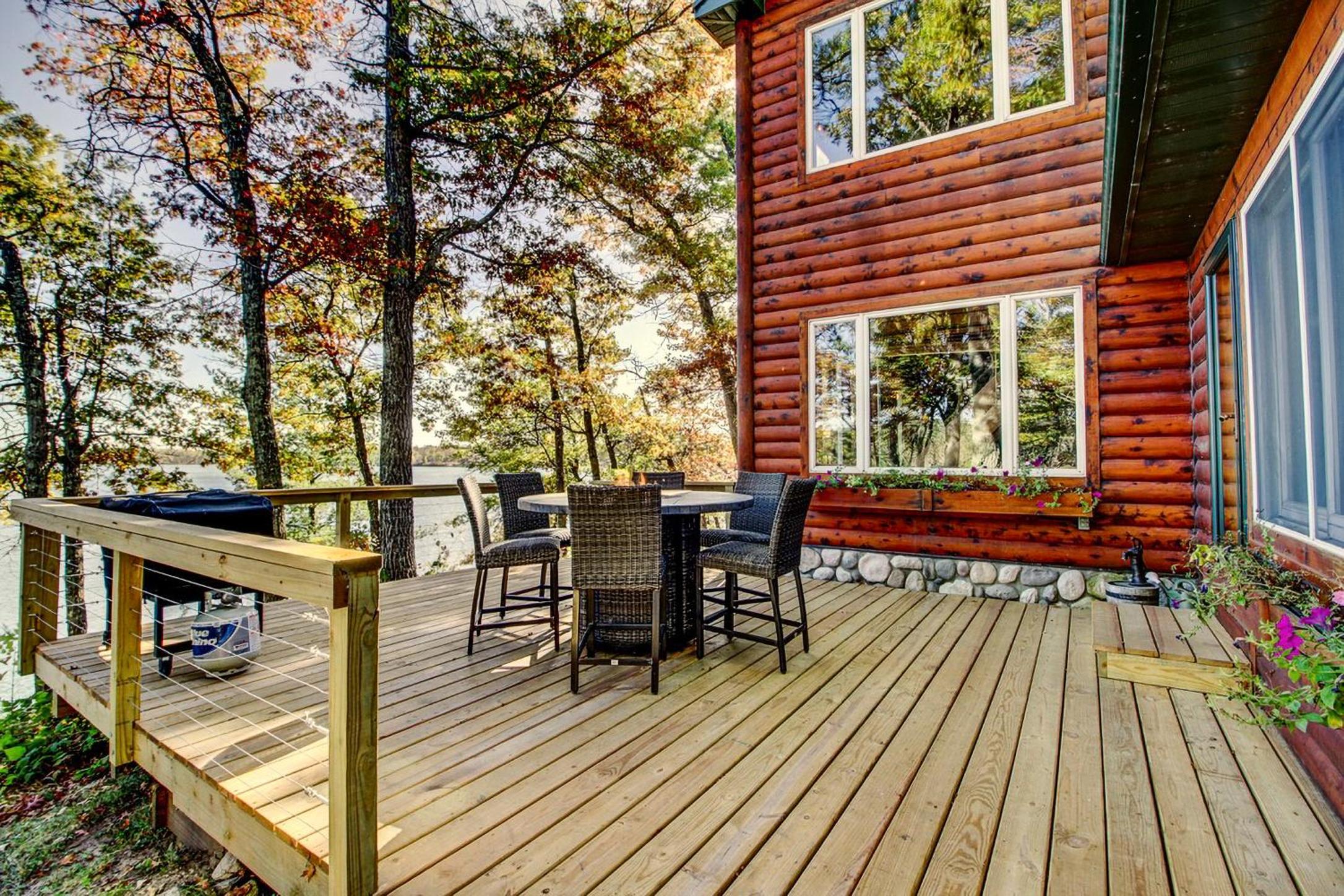 Near All-Season Trails Lakefront Crosby Getaway!