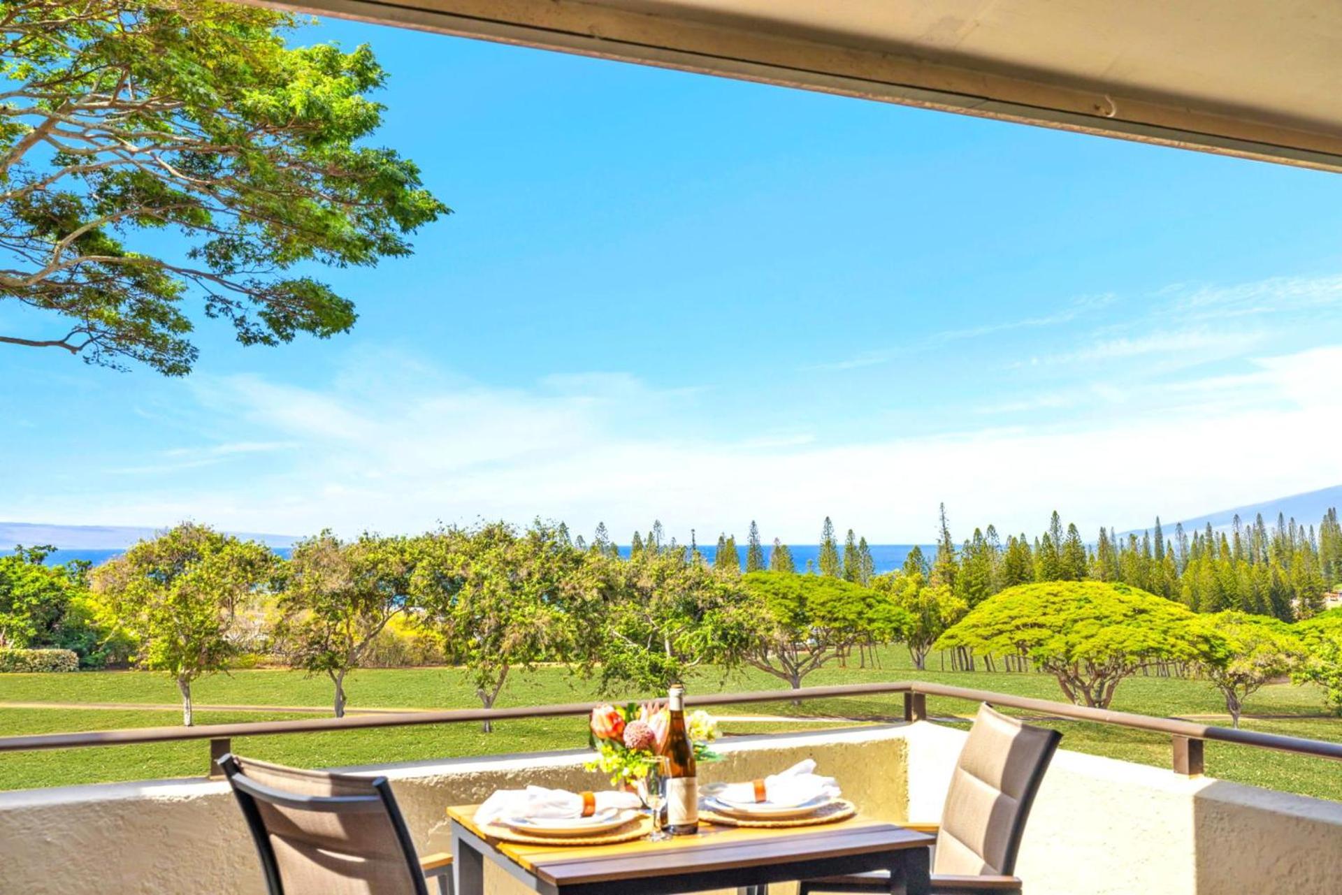NEW KBM Resorts FREE CAR Kapalua Golf Villas 1-Bedroom Condo with Spacious Lanai and Golf Course Views KGV-18T4