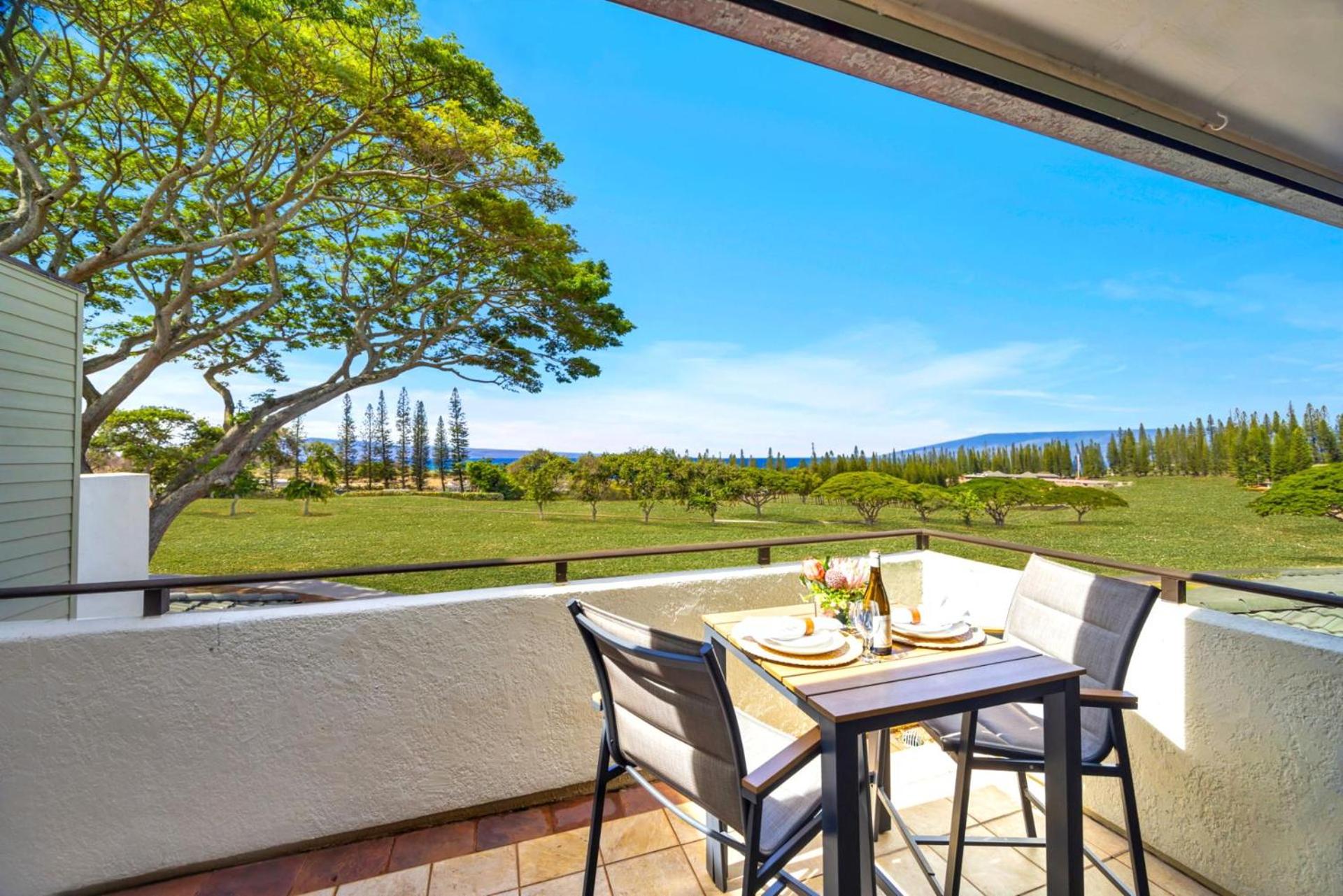 NEW KBM Resorts FREE CAR Kapalua Golf Villas 1-Bedroom Condo with Spacious Lanai and Golf Course Views KGV-18T4