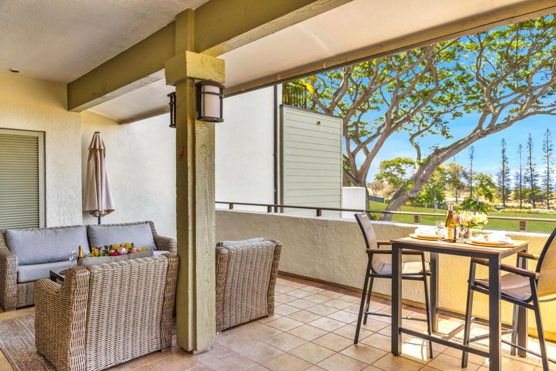 NEW KBM Resorts FREE CAR Kapalua Golf Villas 1-Bedroom Condo with Spacious Lanai and Golf Course Views KGV-18T4