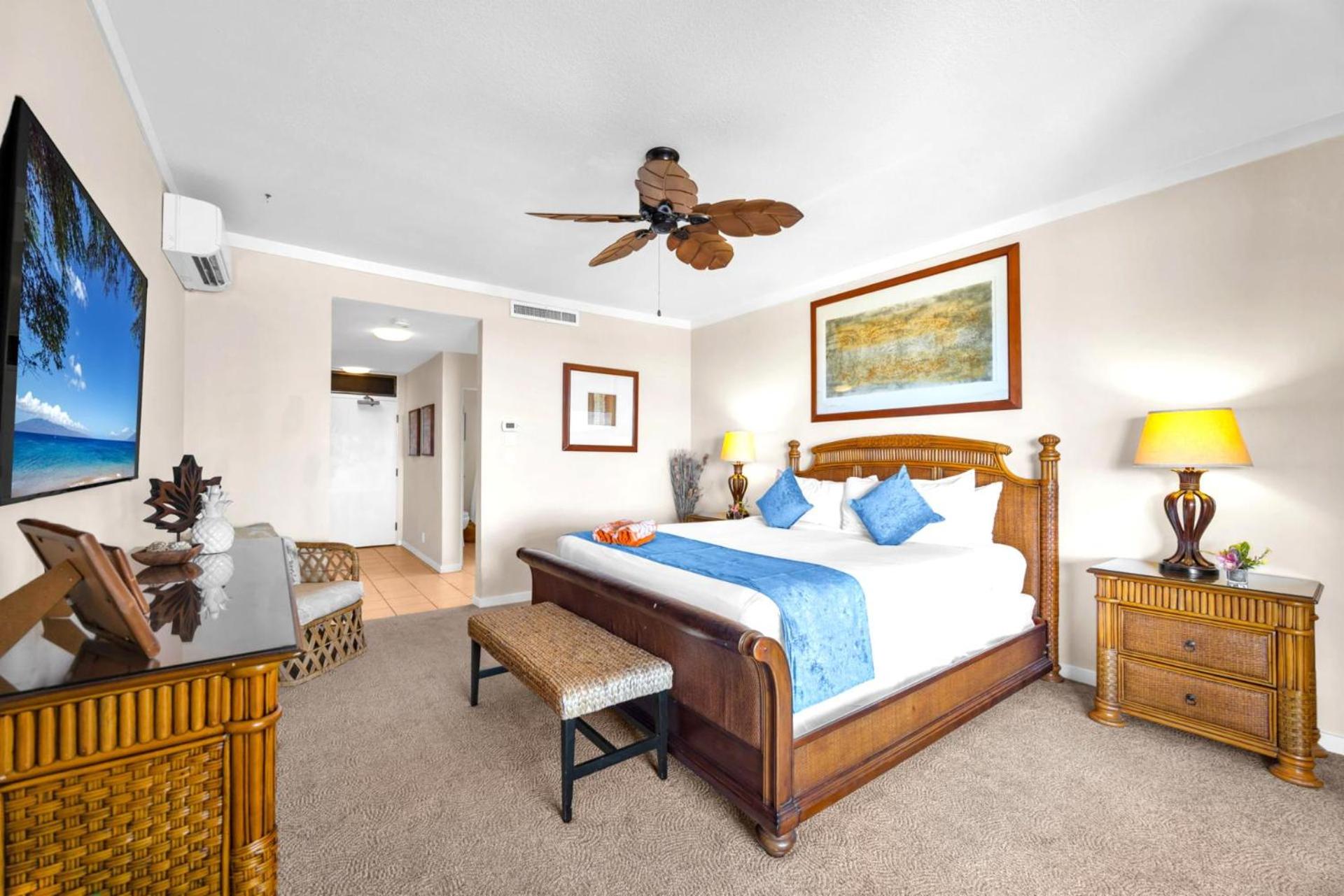 NEW KBM Resorts FREE CAR Kapalua Golf Villas 1-Bedroom Condo with Spacious Lanai and Golf Course Views KGV-18T4