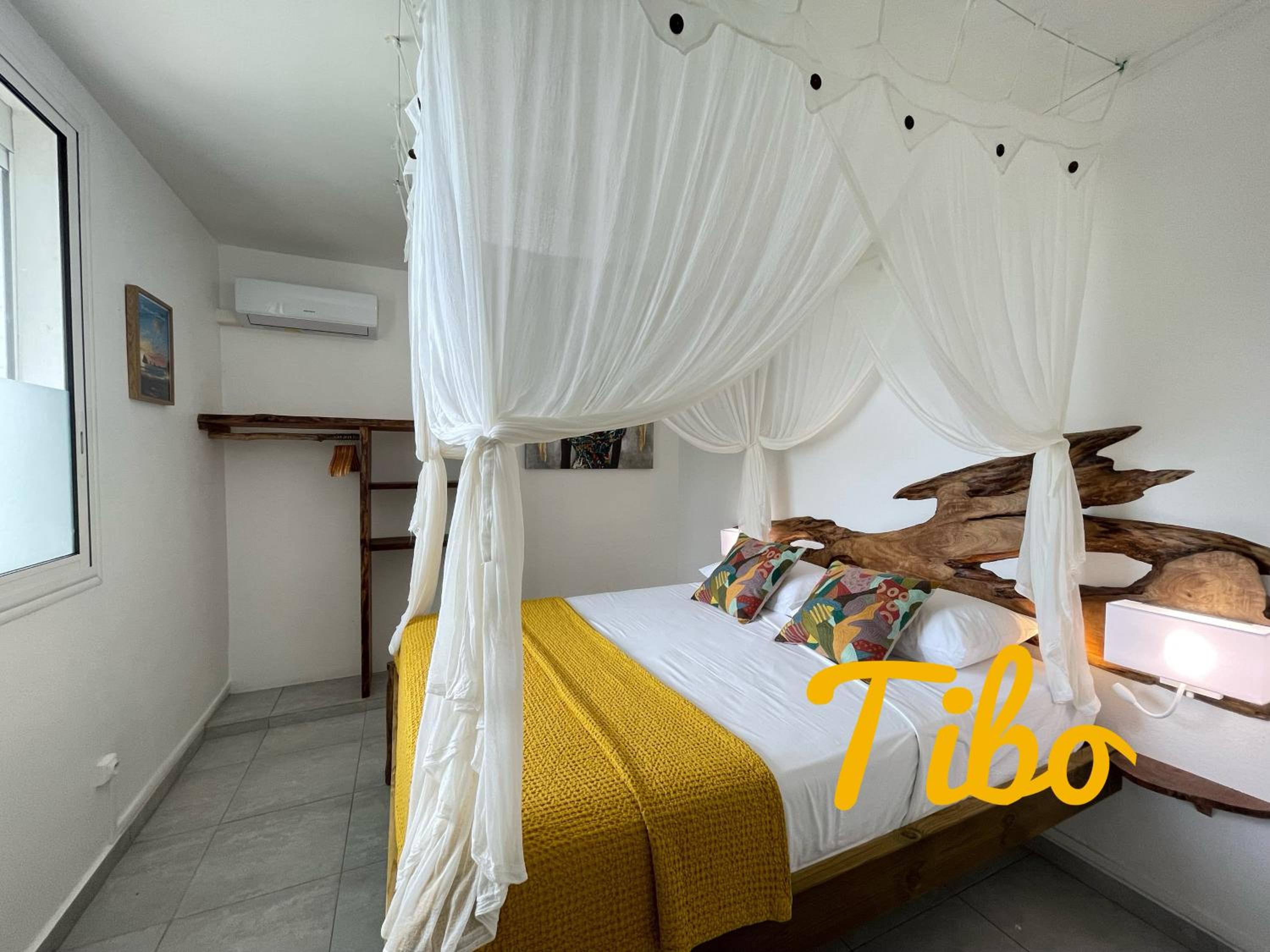 Tibo bas de villa accès 4 plages à Deshaies
